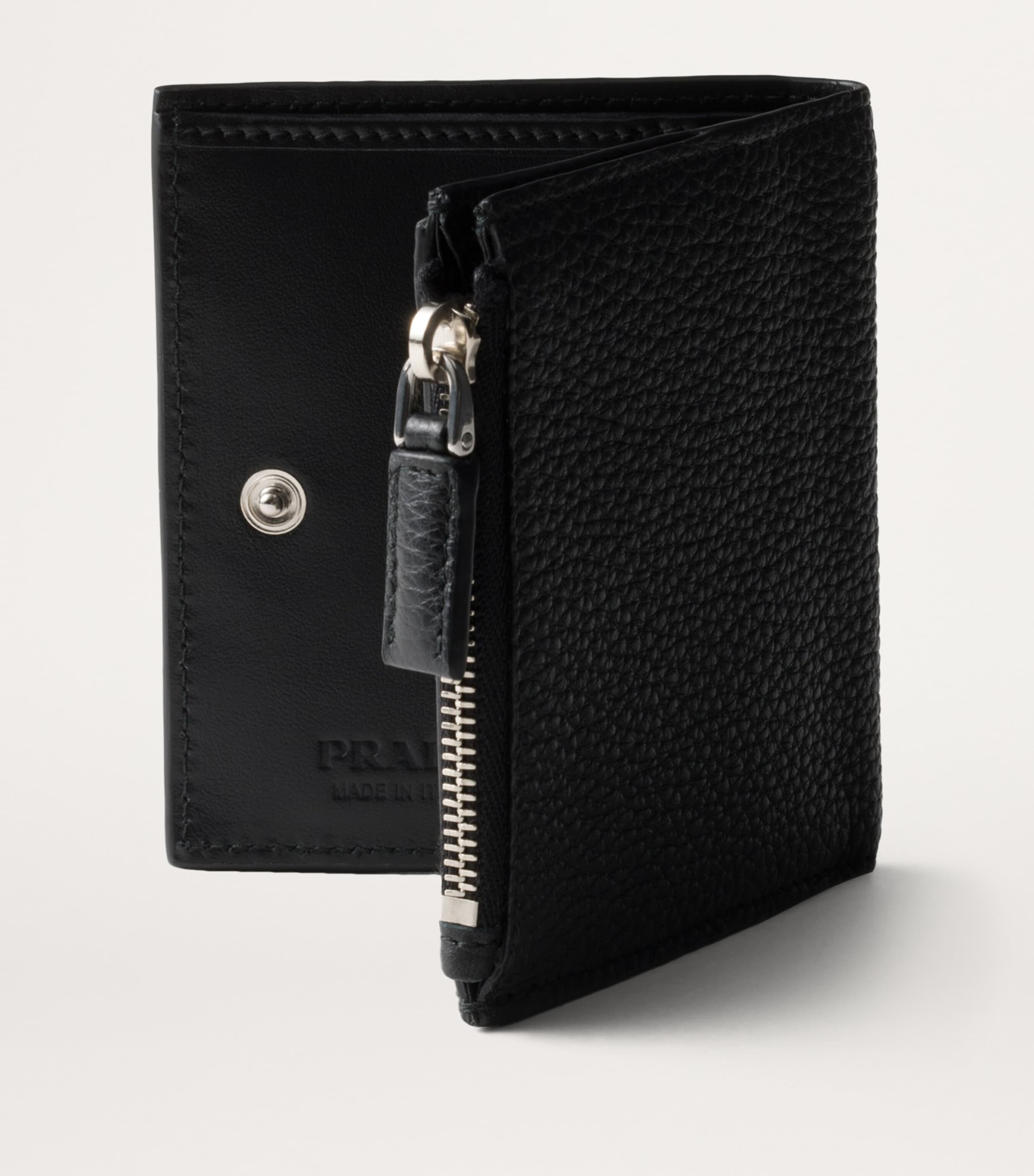 Small Leather Zipped Wallet F0002 Image 4