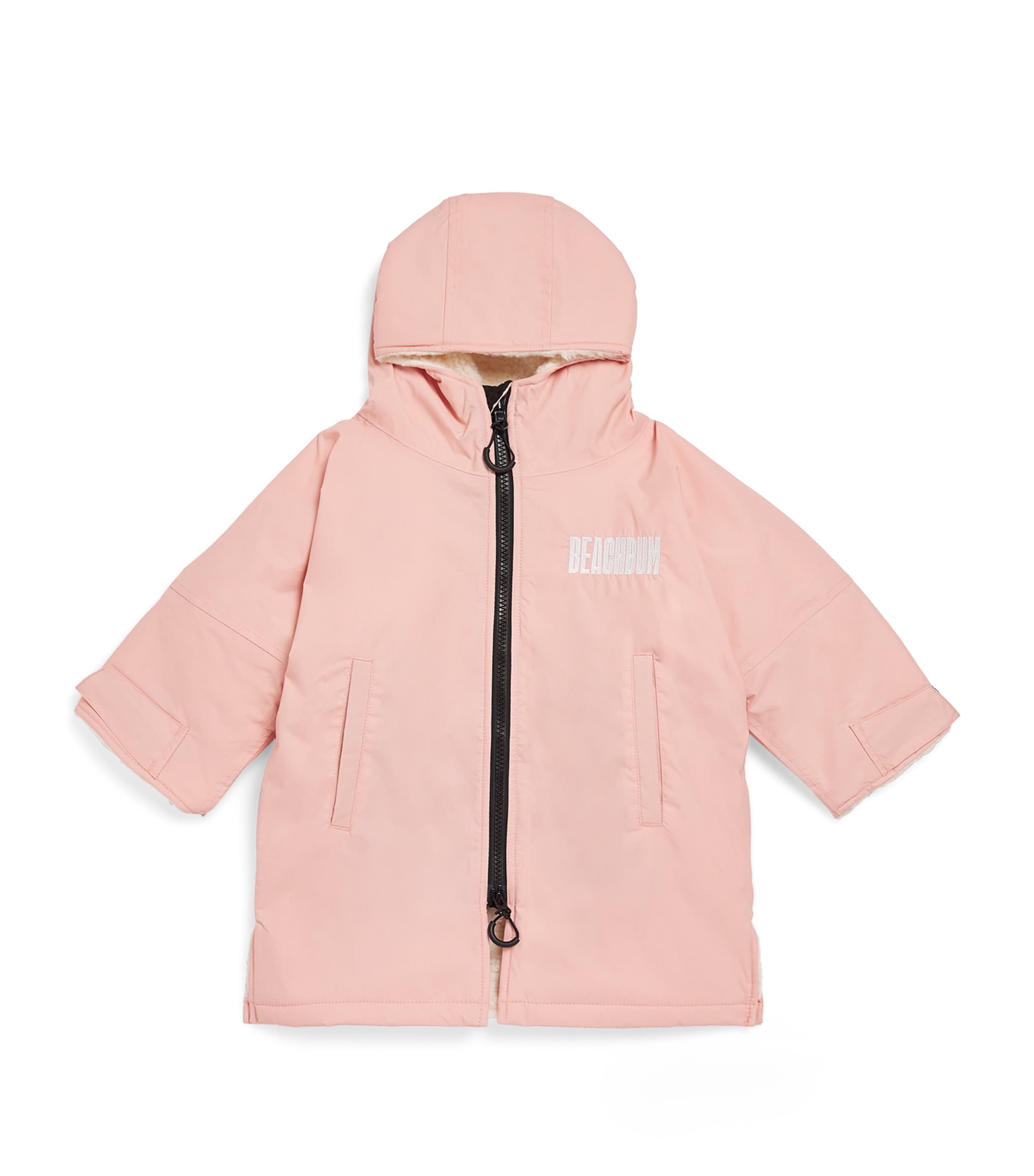 Beach Bum Waterproof Fleece-Lined Brobe (2-4 Years) Soft Pink Image 1