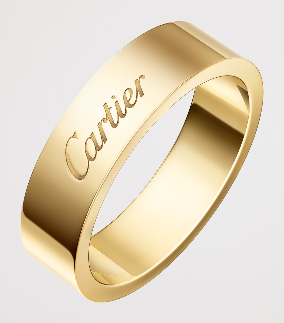 Yellow Gold C de Cartier Wedding Ring YELLOW GOLD Image 2