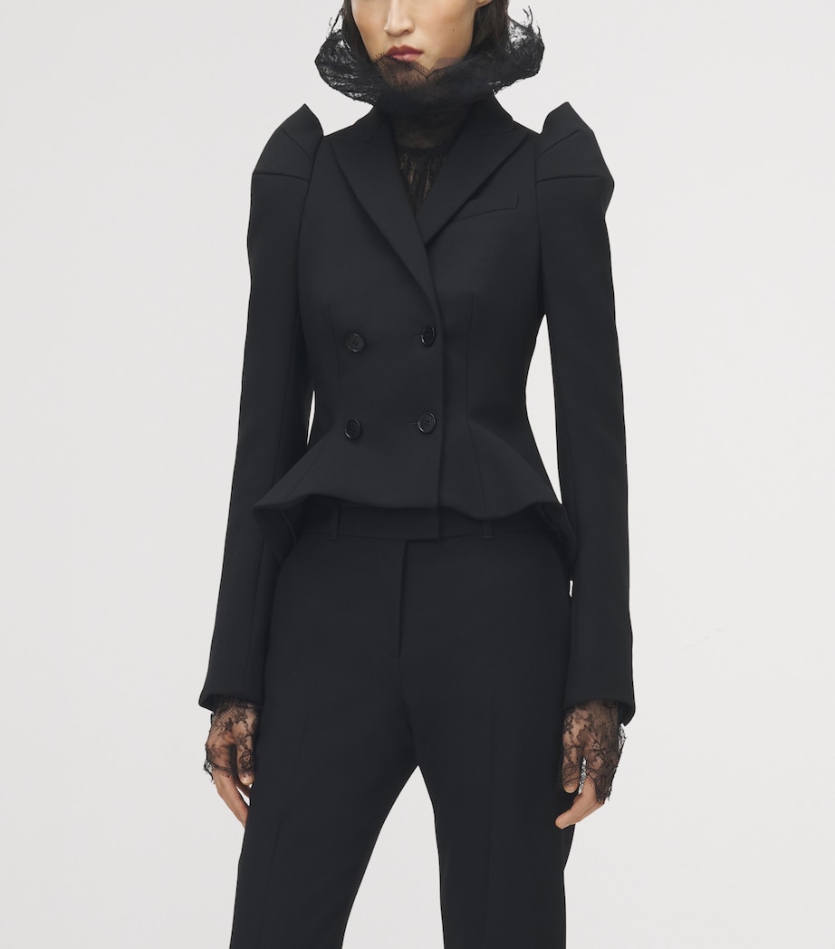Stretch-Wool Structured Blazer 1000 Image 6