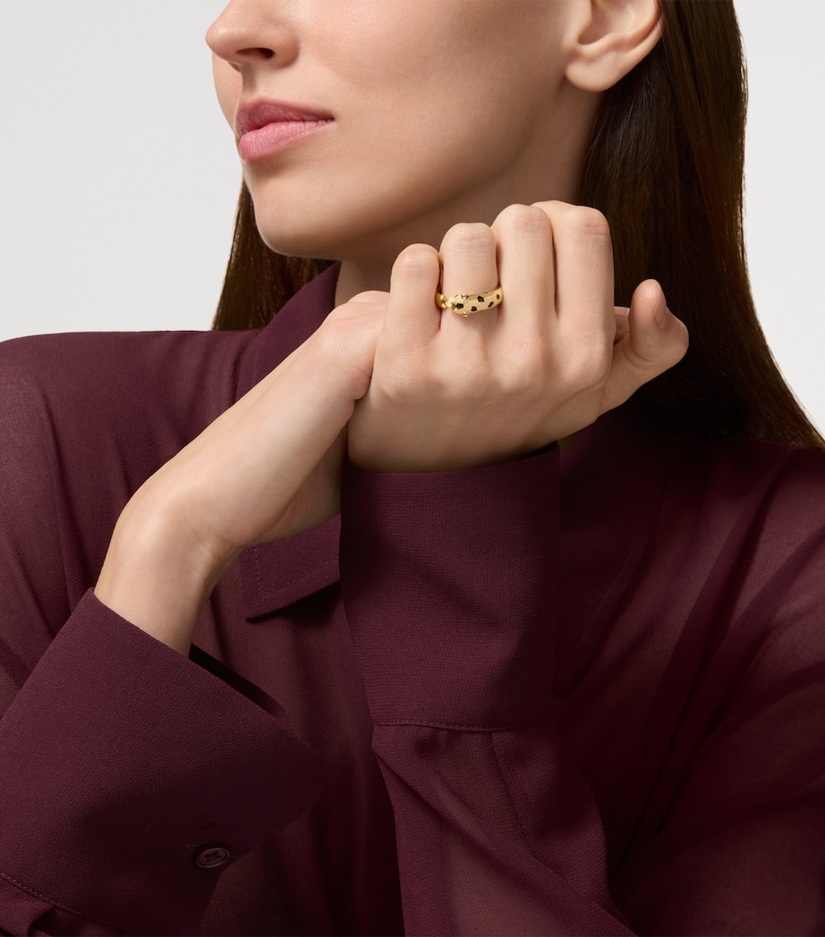 Cartier Rose Gold, Tsavorite and Onyx Panthère de Cartier Ring Rose Gold Image 5