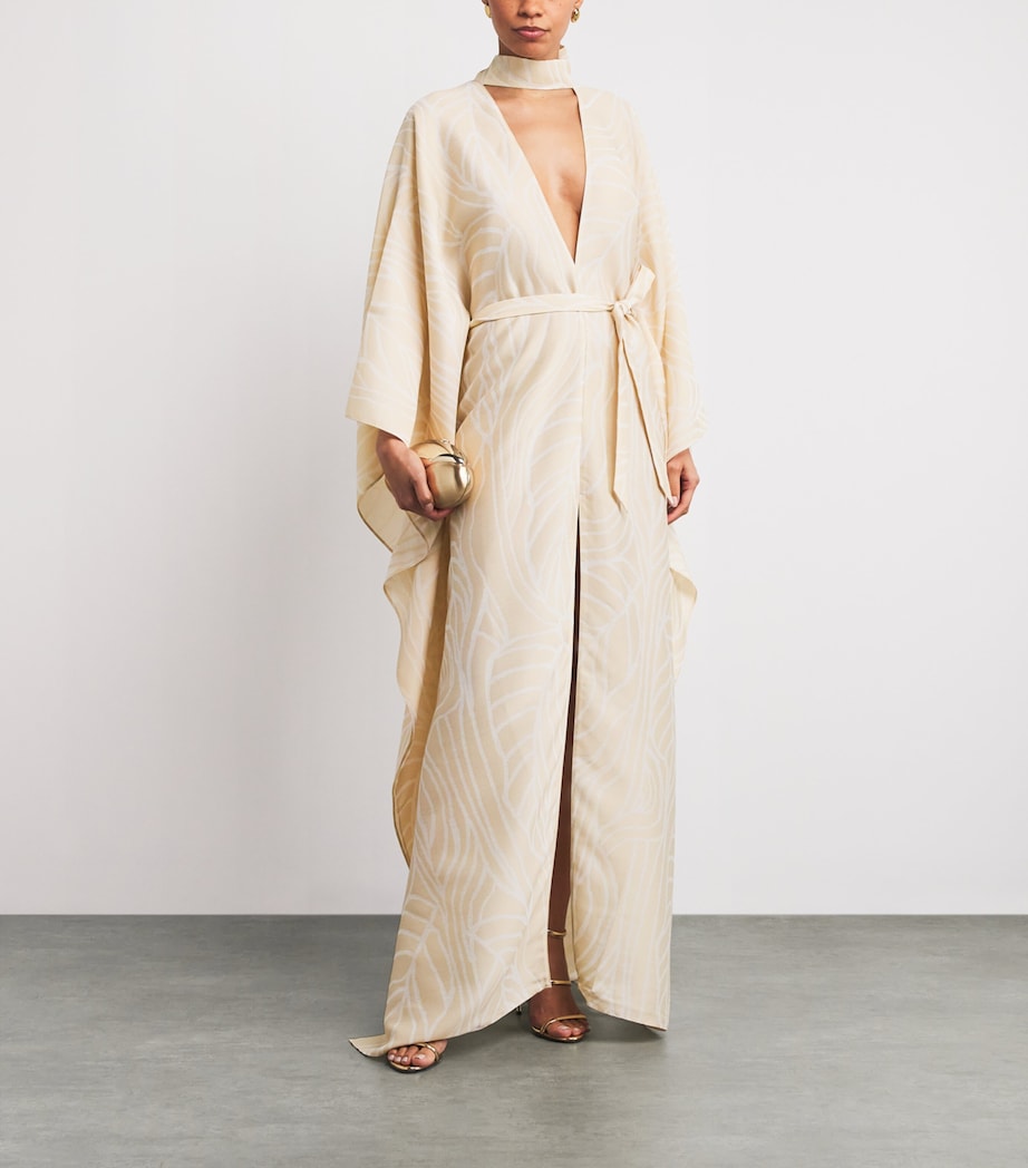 Printed OOO Kaftan Dress IVORY-STUCCO Image 2