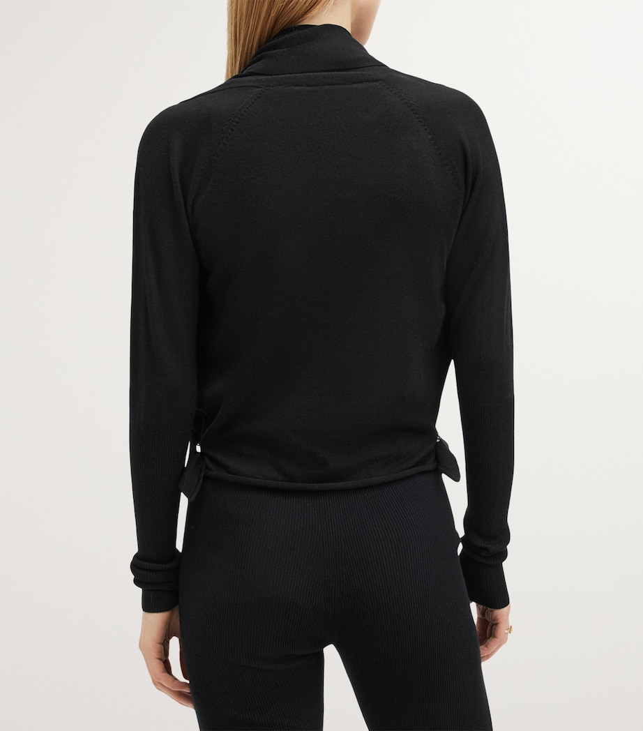 AllSaints Womens Wasson Cardigan Black Image 5