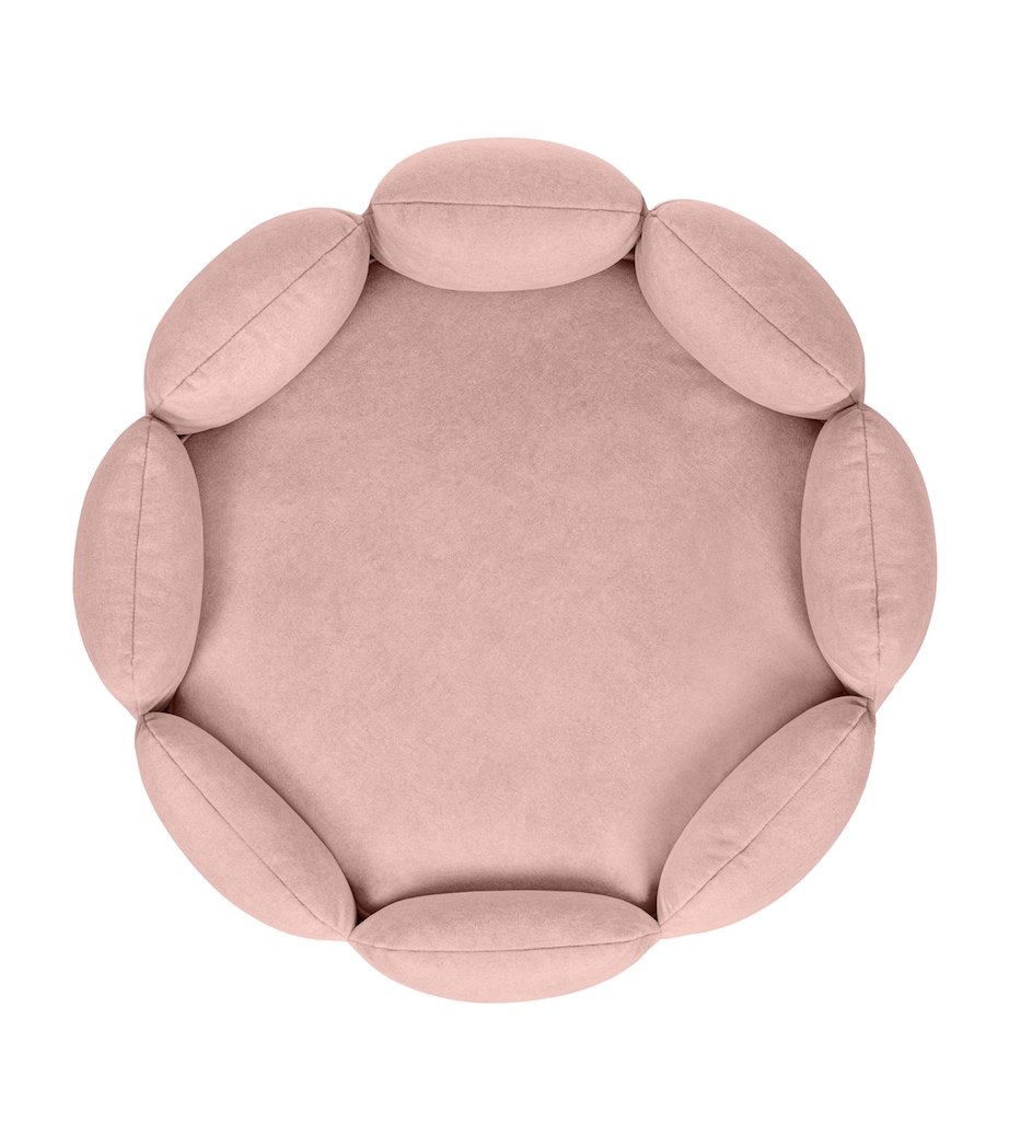 Small Camelia Dog Sofa BLUSH PINK+GOLD Image 3