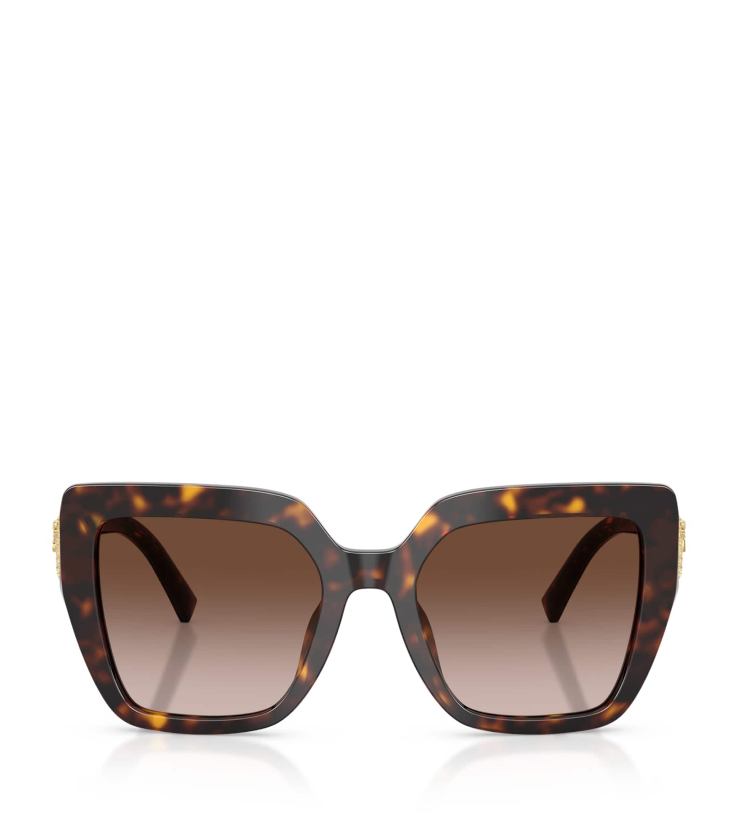 Dolce&Gabbana Tortoise Square Cat-Eye Sunglasses Brown Image 1