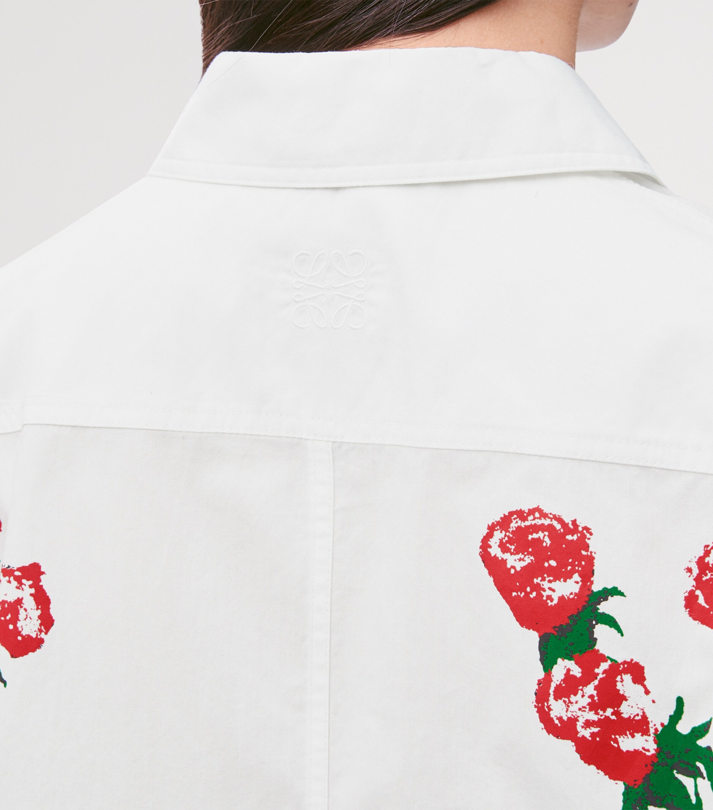 x Paula's Ibiza Cotton Floral Shirt WHITE Image 5