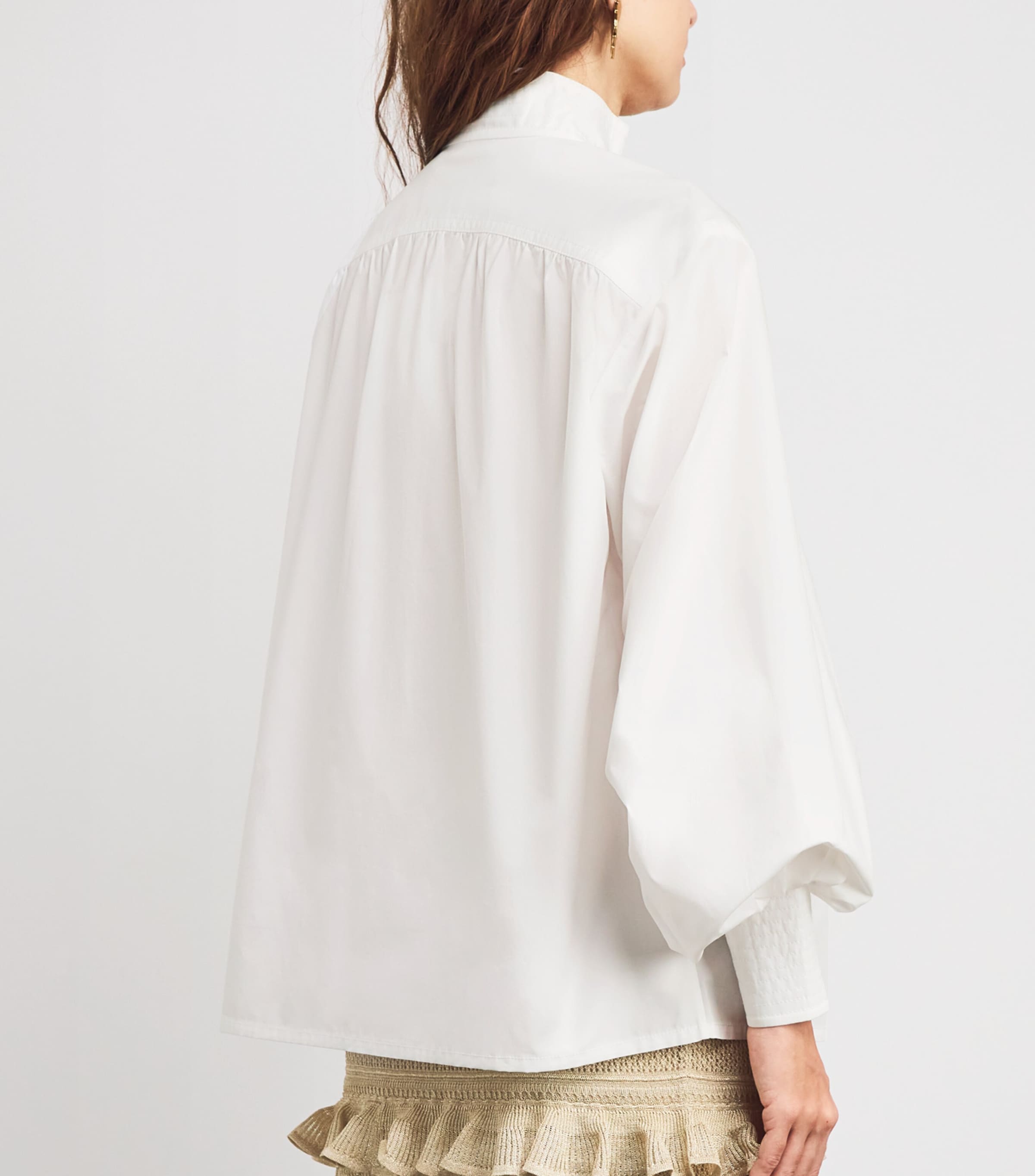 Utility Billow Blouse IVORY Image 4