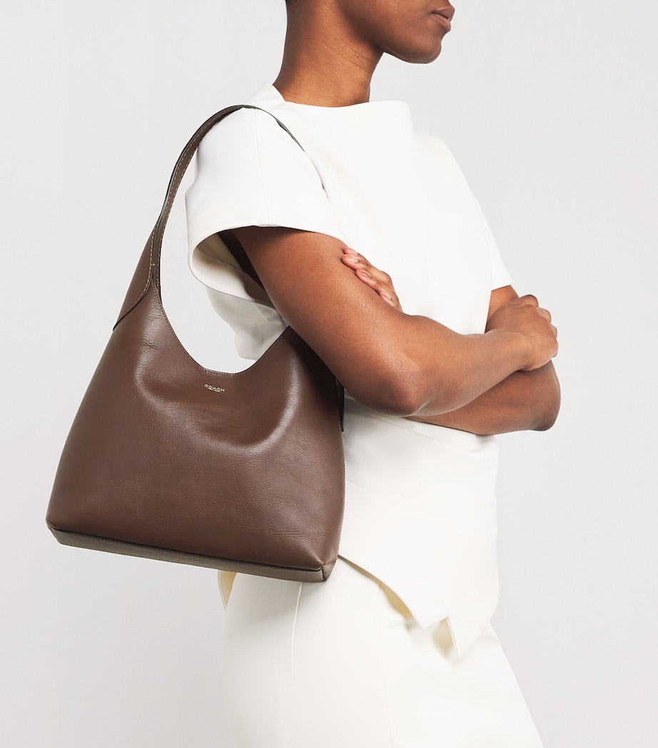 Leather Brooklyn 28 Shoulder Bag B4/MAPLE Image 5