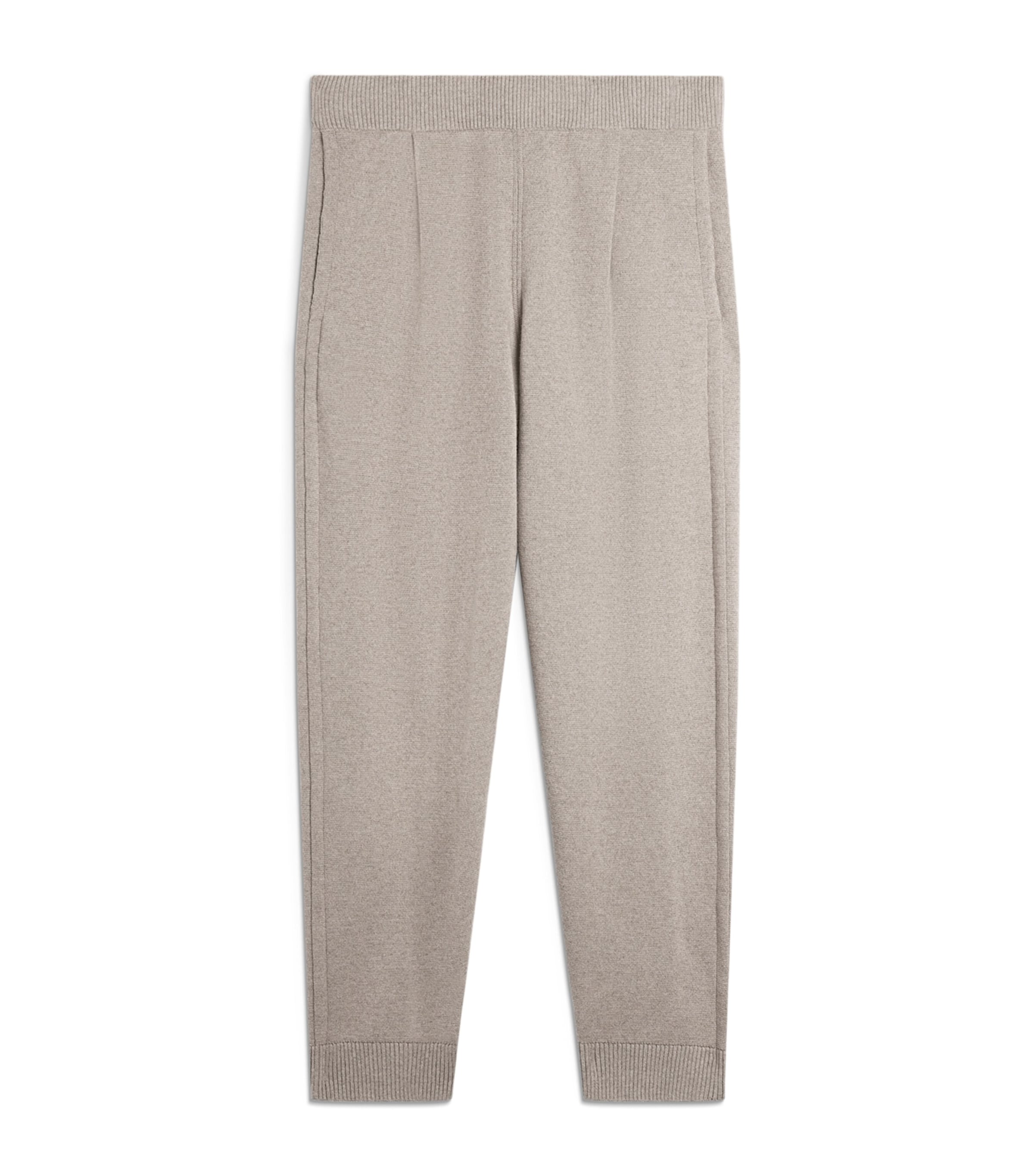Dunhill Mens Cotton-Cashmere Athluxury Sweatpants Natural Image 1