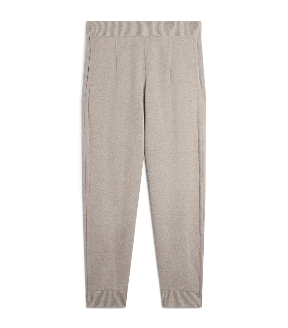 Dunhill Mens Cotton-Cashmere Athluxury Sweatpants Natural Image 1