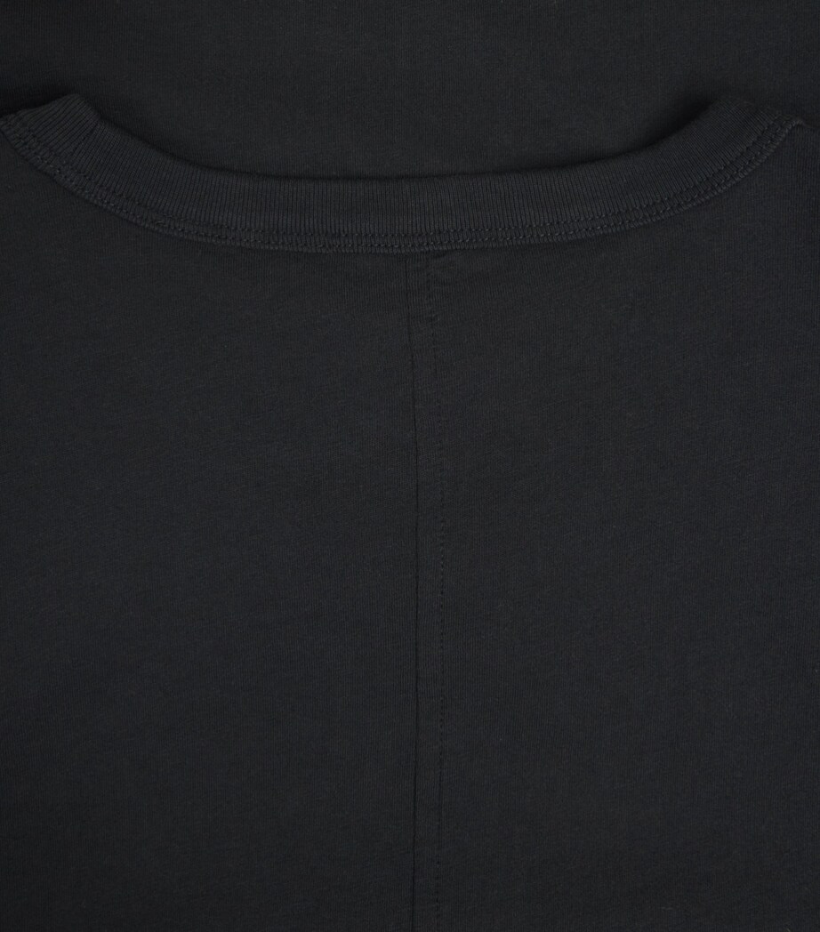 PAIGE Womens Cotton Rhodes T-Shirt Black Image 6