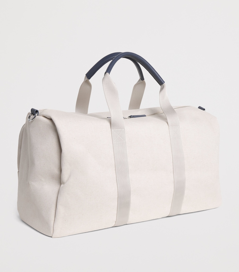 Cotton-Blend Canvas Duffle Bag 347 LIGHT BEIGE Image 3