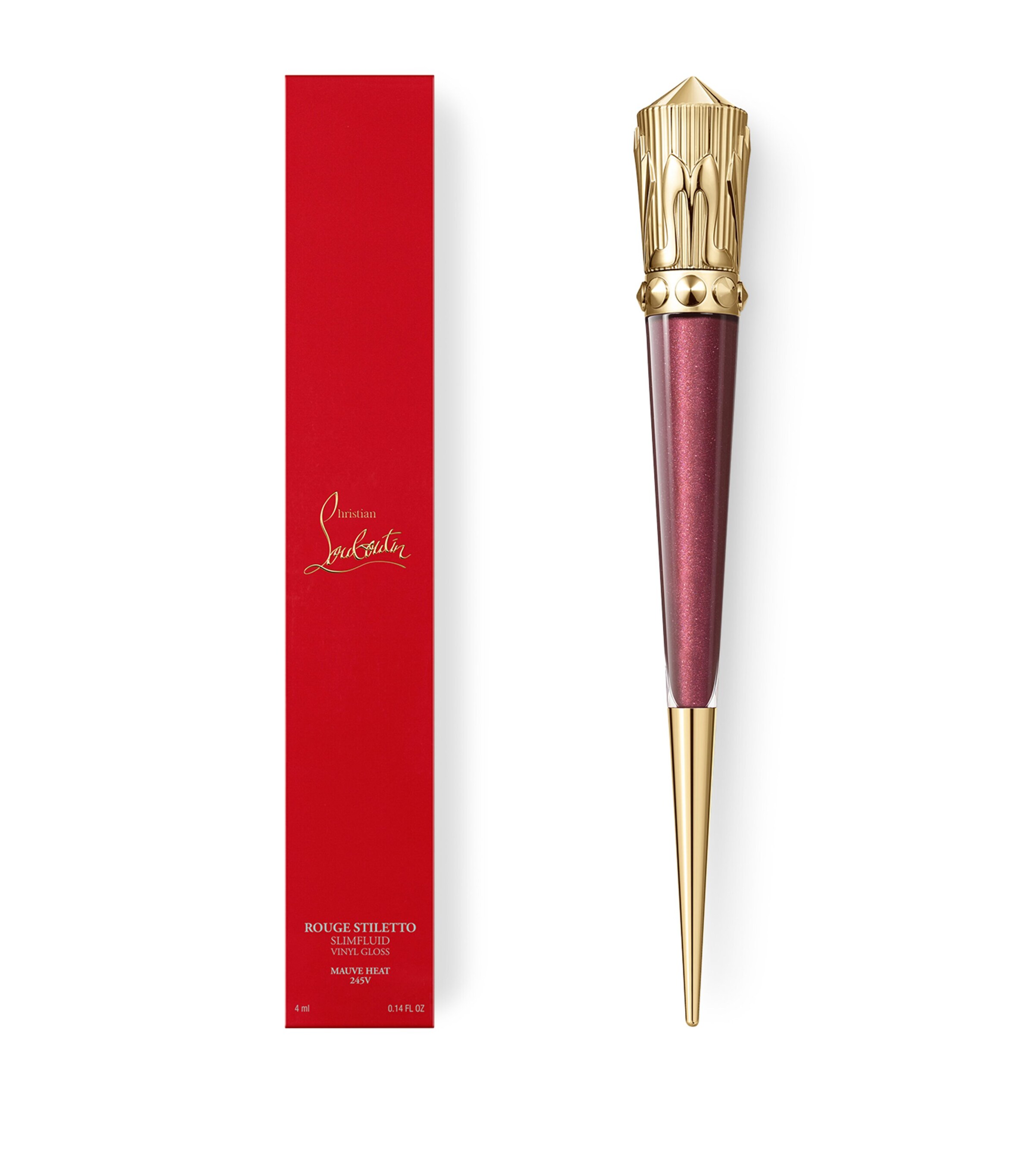 Rouge Stiletto Glossy Shine Vinyl Lip Gloss 245V MAUVE HEAT Image 8