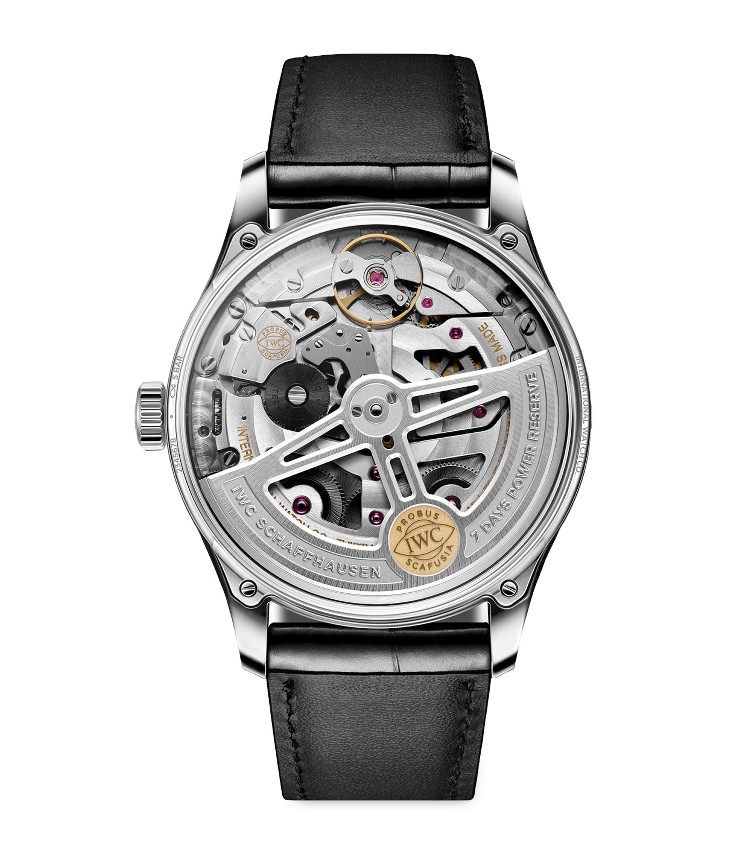 Stainless Steel Portugieser Automatic Watch 42mm SILVER Image 5