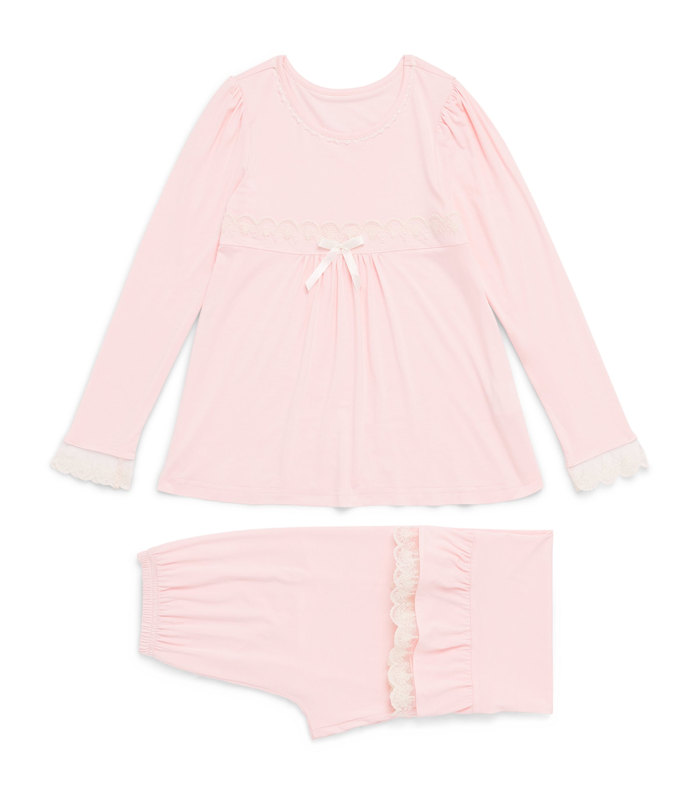 Amiki Leila Pyjama Set (2-14 Years) Baby Pink Image 1