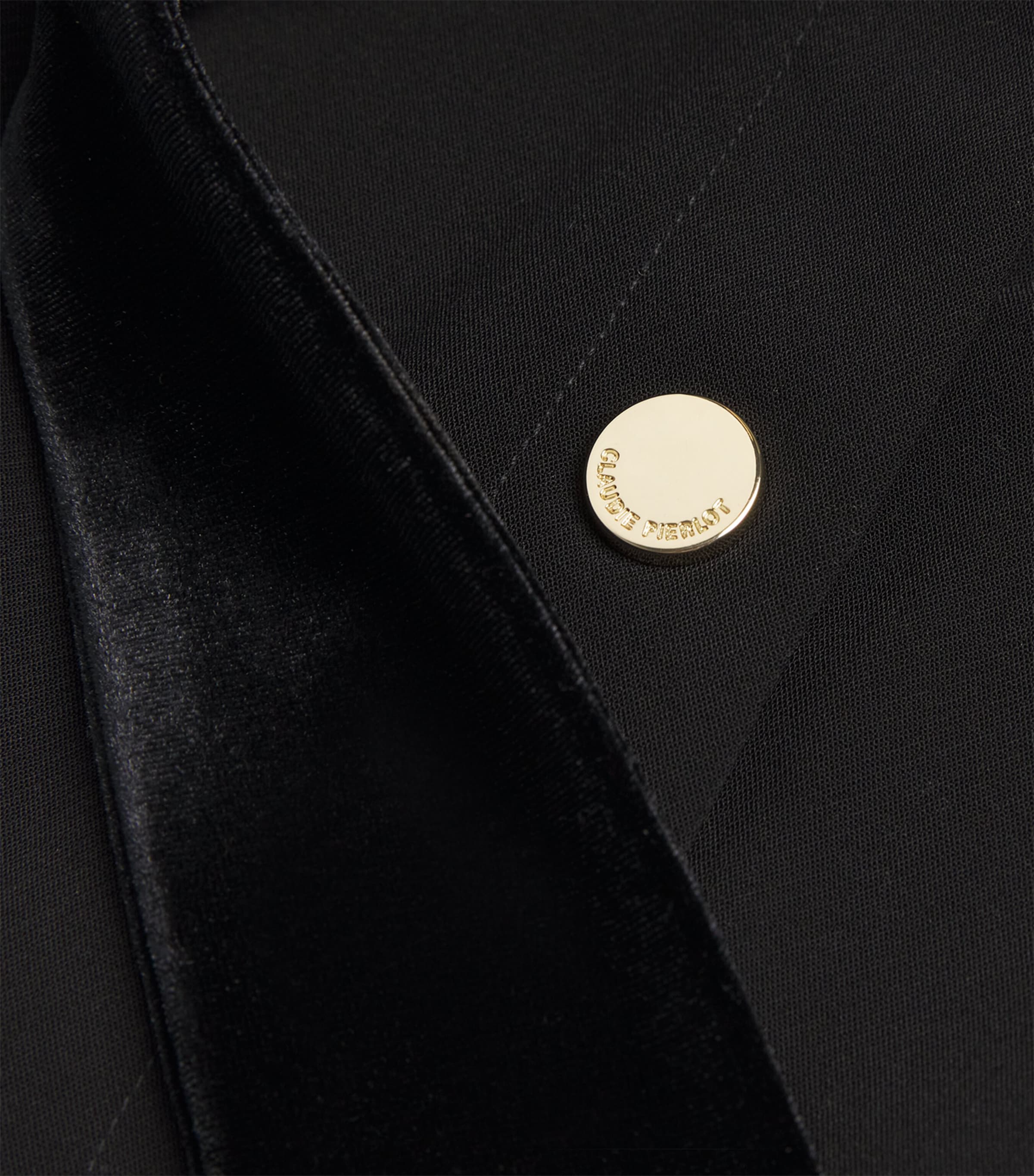 Tie-Neck Blouse BLACK Image 5