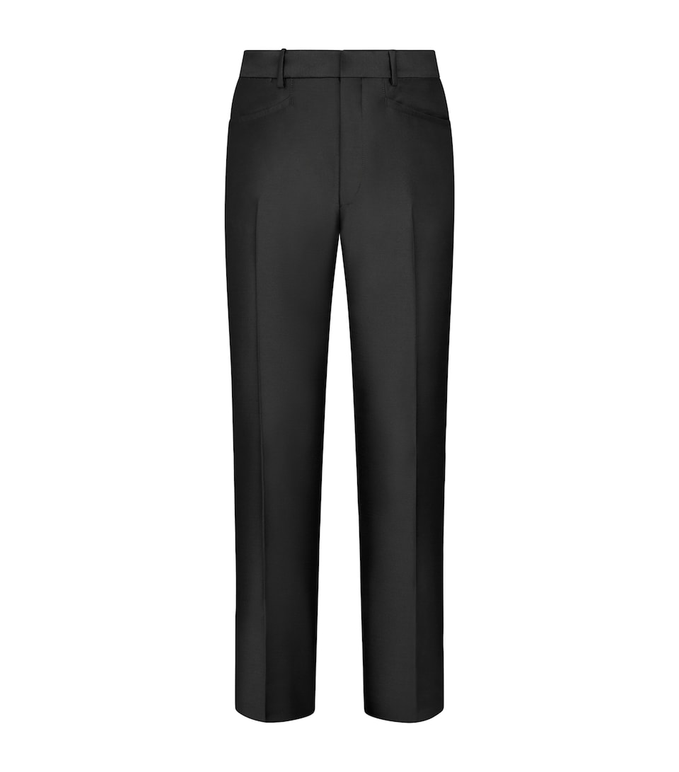 Wool-Mohair-Silk Sim Trousers