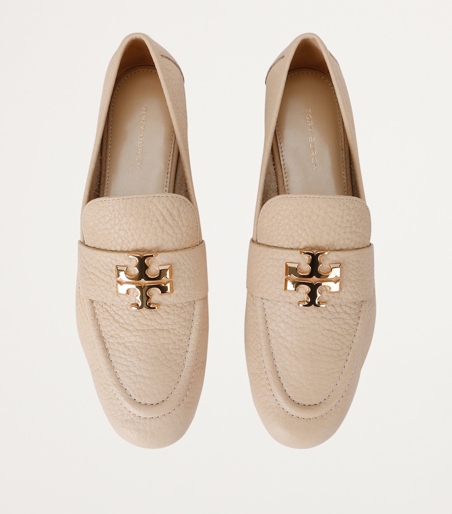 Leather Eleanor Loafers BONE Image 4