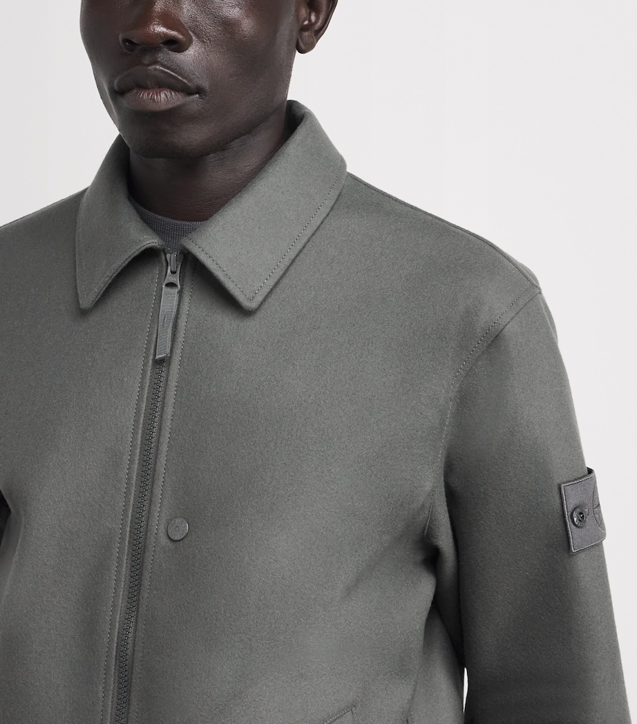 Wool-Blend Jacket V0067 Image 6