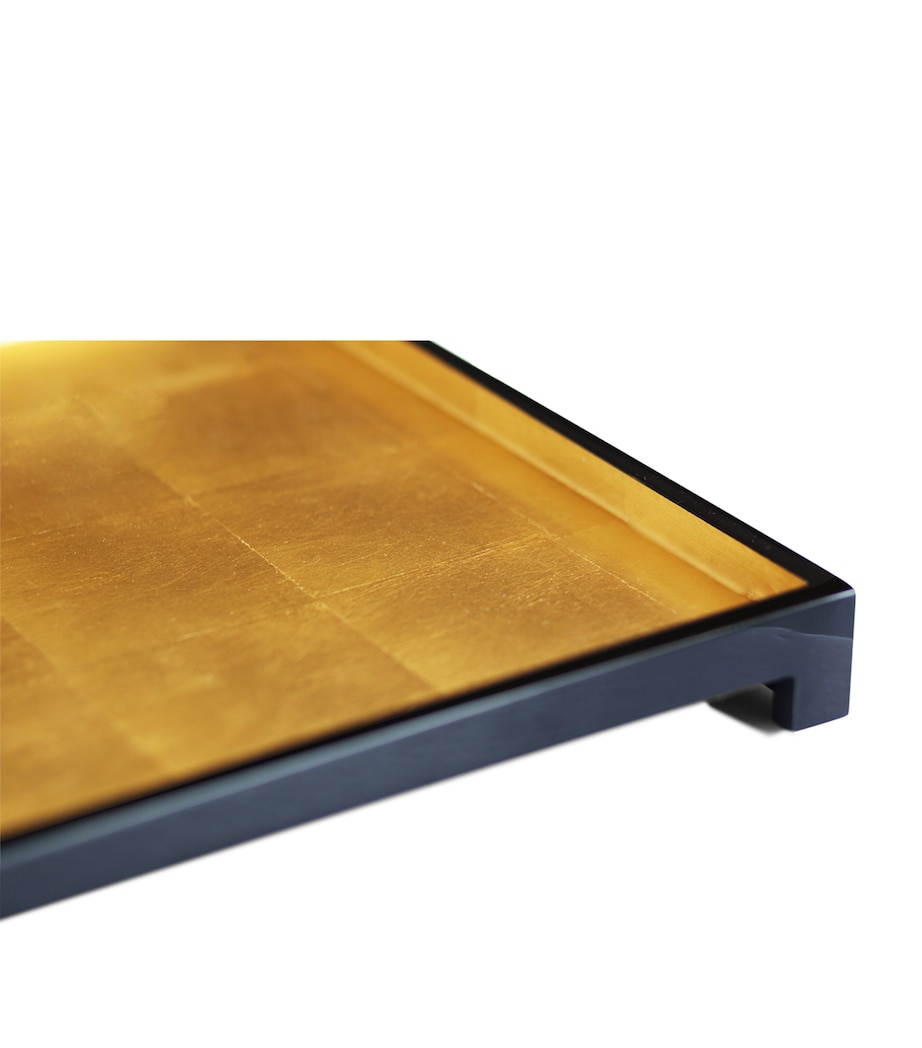 Large Gold Leaf London Tray (40cm x 52cm) GOLD Image 2