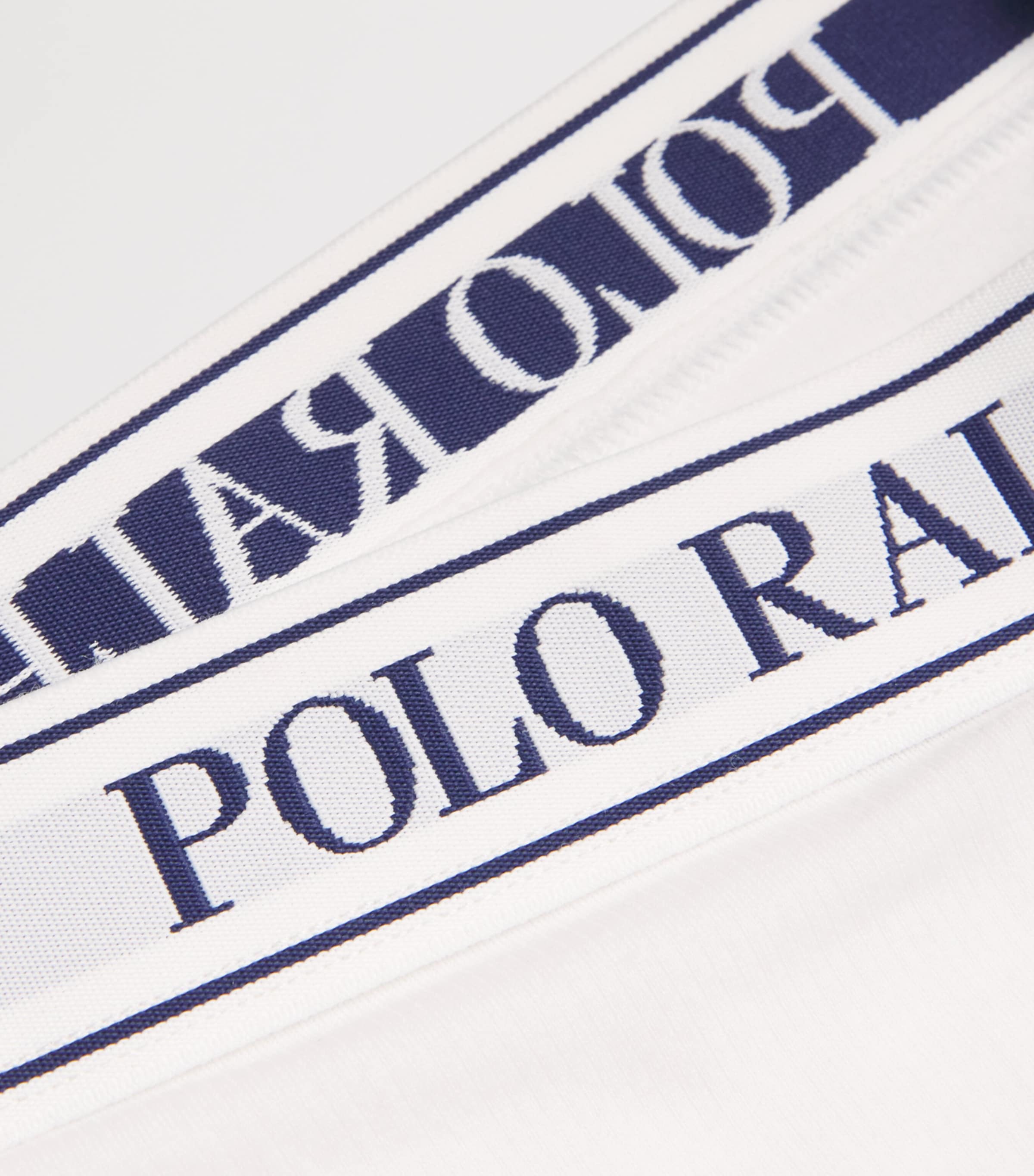 Polo Ralph Lauren Womens Cotton-Blend Tanga Briefs White Cloud Image 4