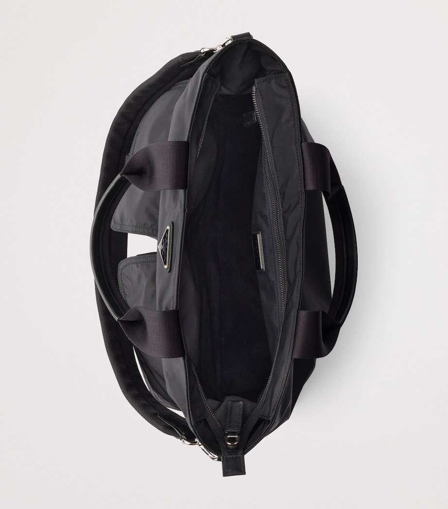 Prada Re-Nylon Explore Tote Bag Black Image 4