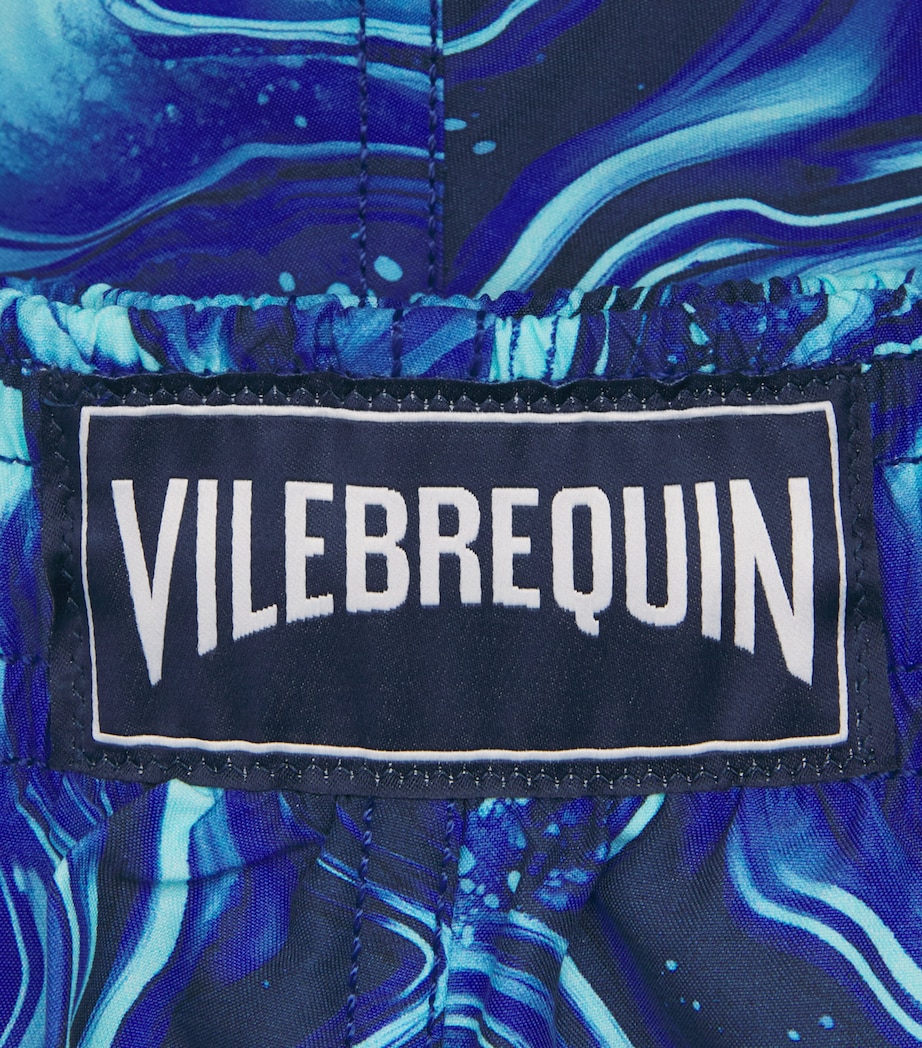 Vilebrequin Mens Marble Print Moorea Swim Shorts Versailles Image 5
