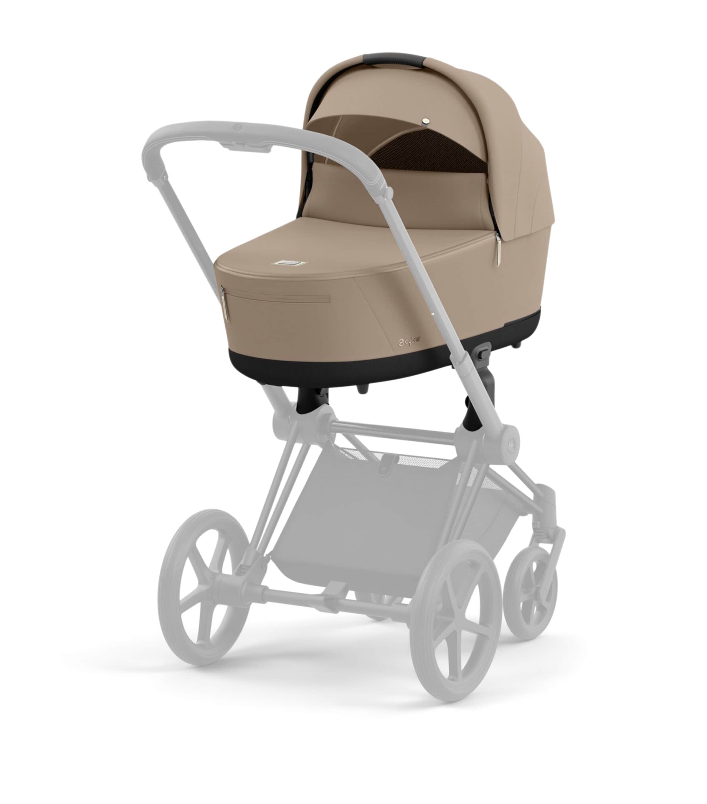 PRIAM Pushchair Lux Carrycot - Cozy Beige BEIGE Image 1