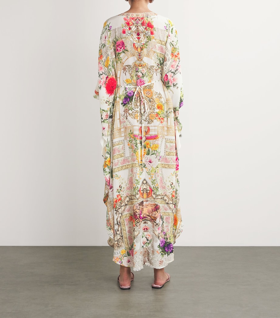 Camilla Womens Silk Floral Kaftan Egyprose Image 3