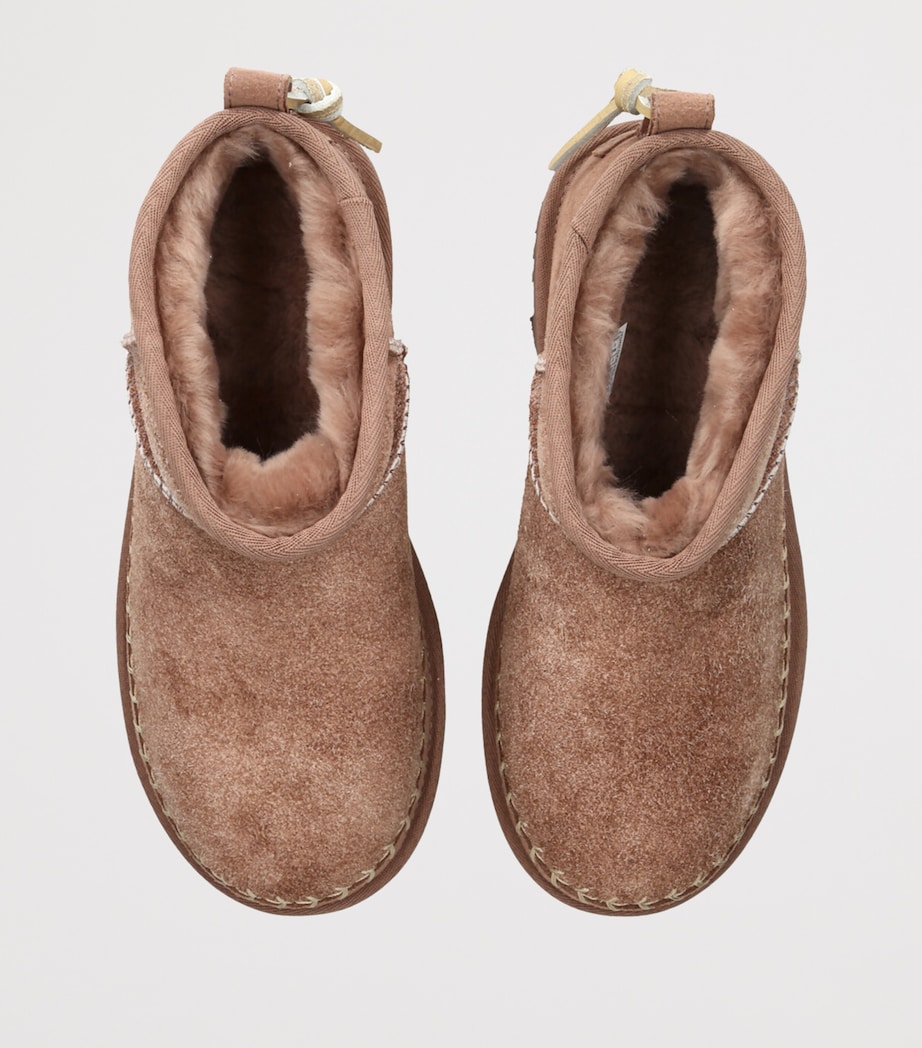 Suede Ultra Mini Boots MID BROWN Image 4