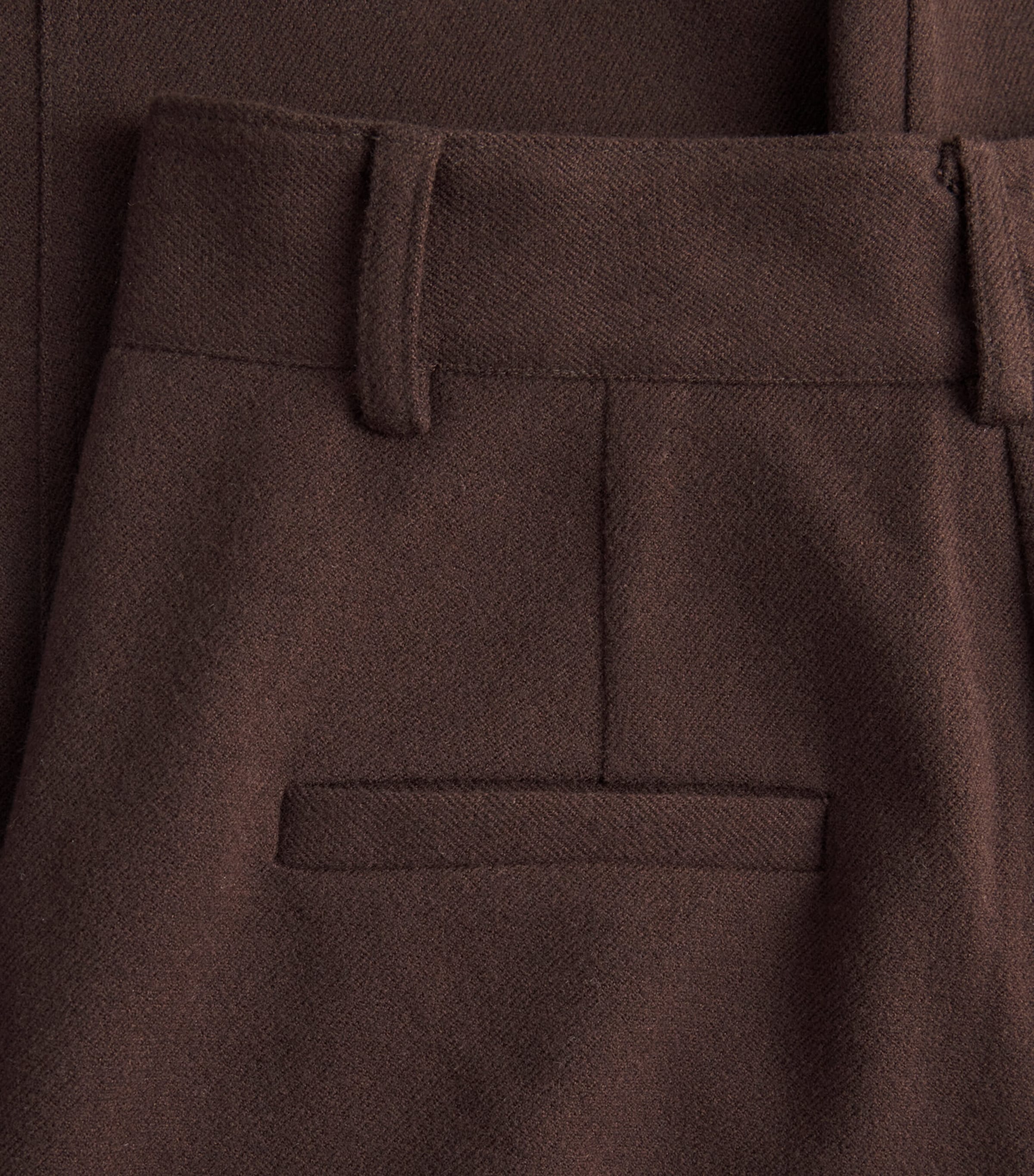 Source Unknown Womens Hopsack Klive Barrel Trousers Br Image 6