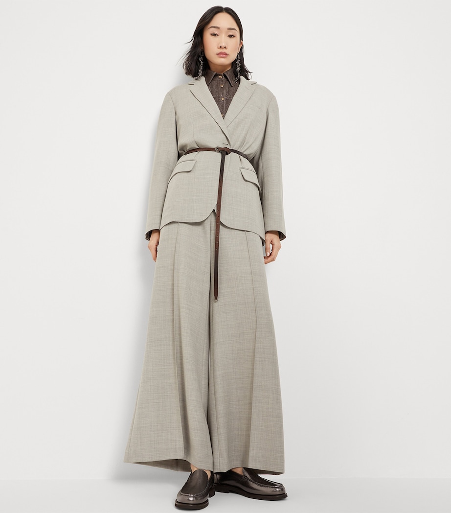 Lamé Calfskin Penny Loafers C4217 Image 5