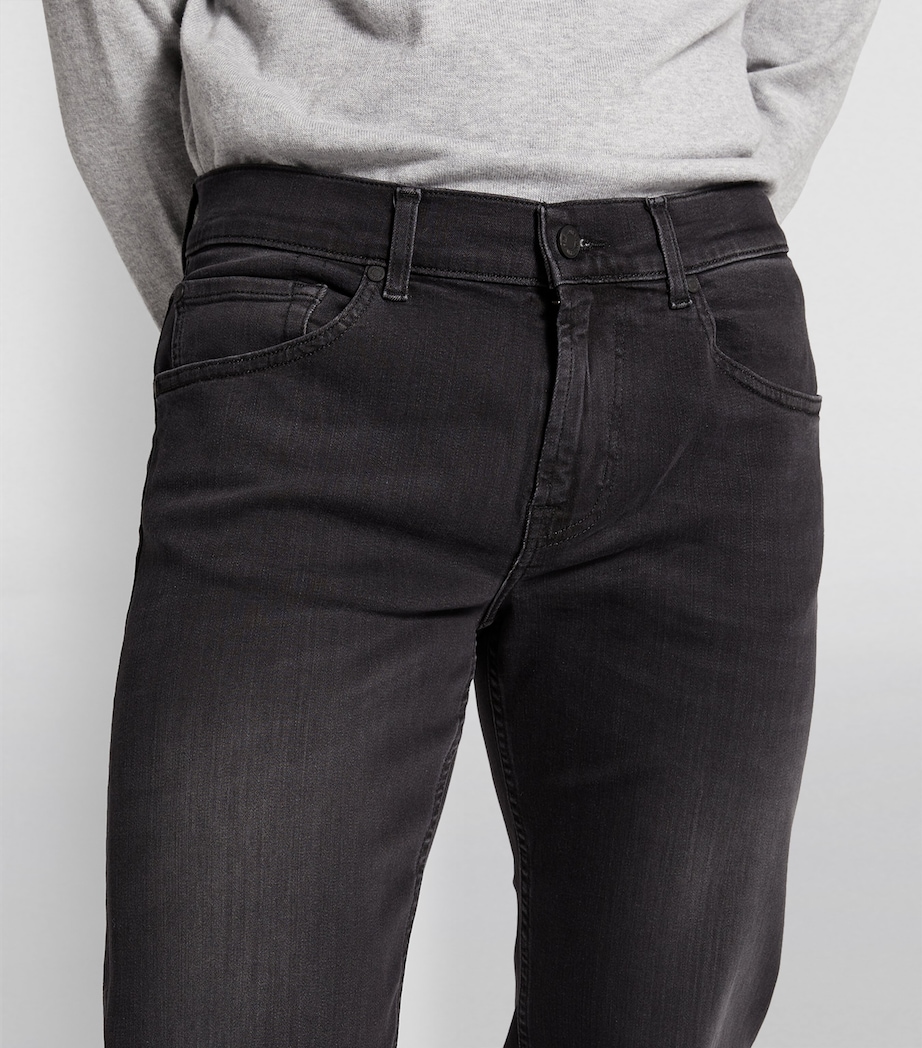 Slimmy Lux Performance Plus Jeans WASHED BLACK Image 6