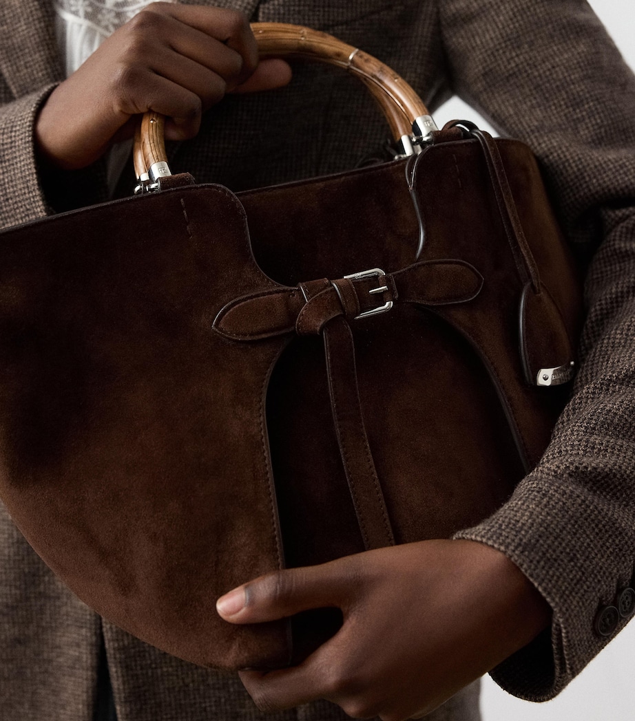 Suede Ralph Tote Bag MOCHA Image 7