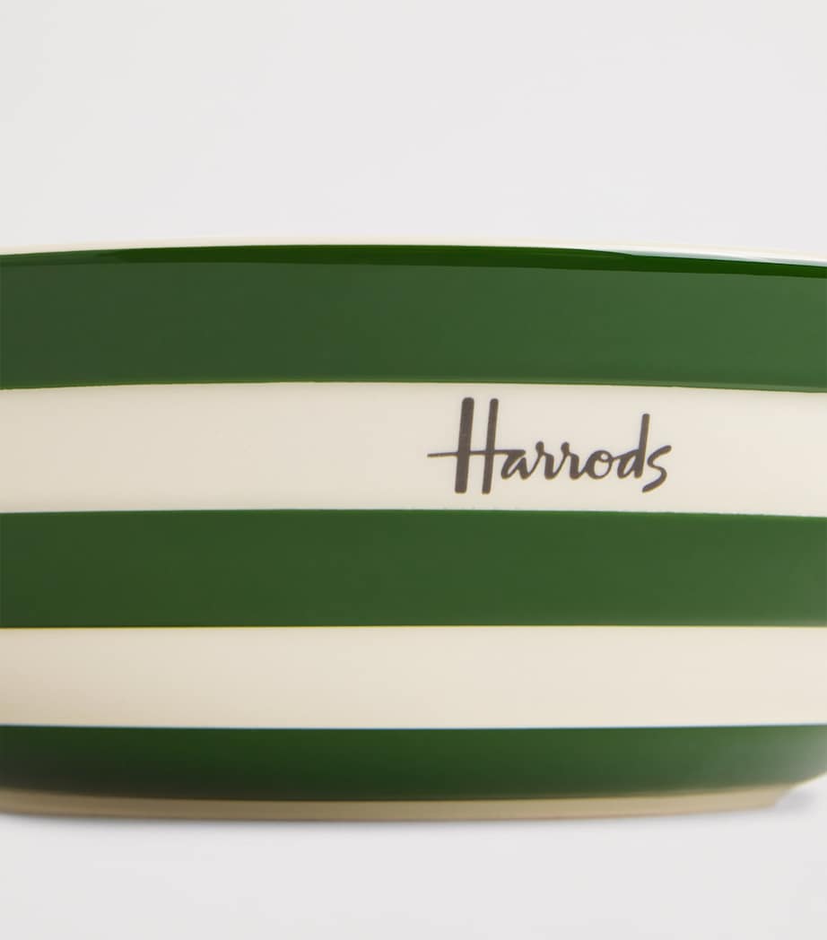 Cornish Stripe Serving Bowl (30.5cm) GREEN Image 3