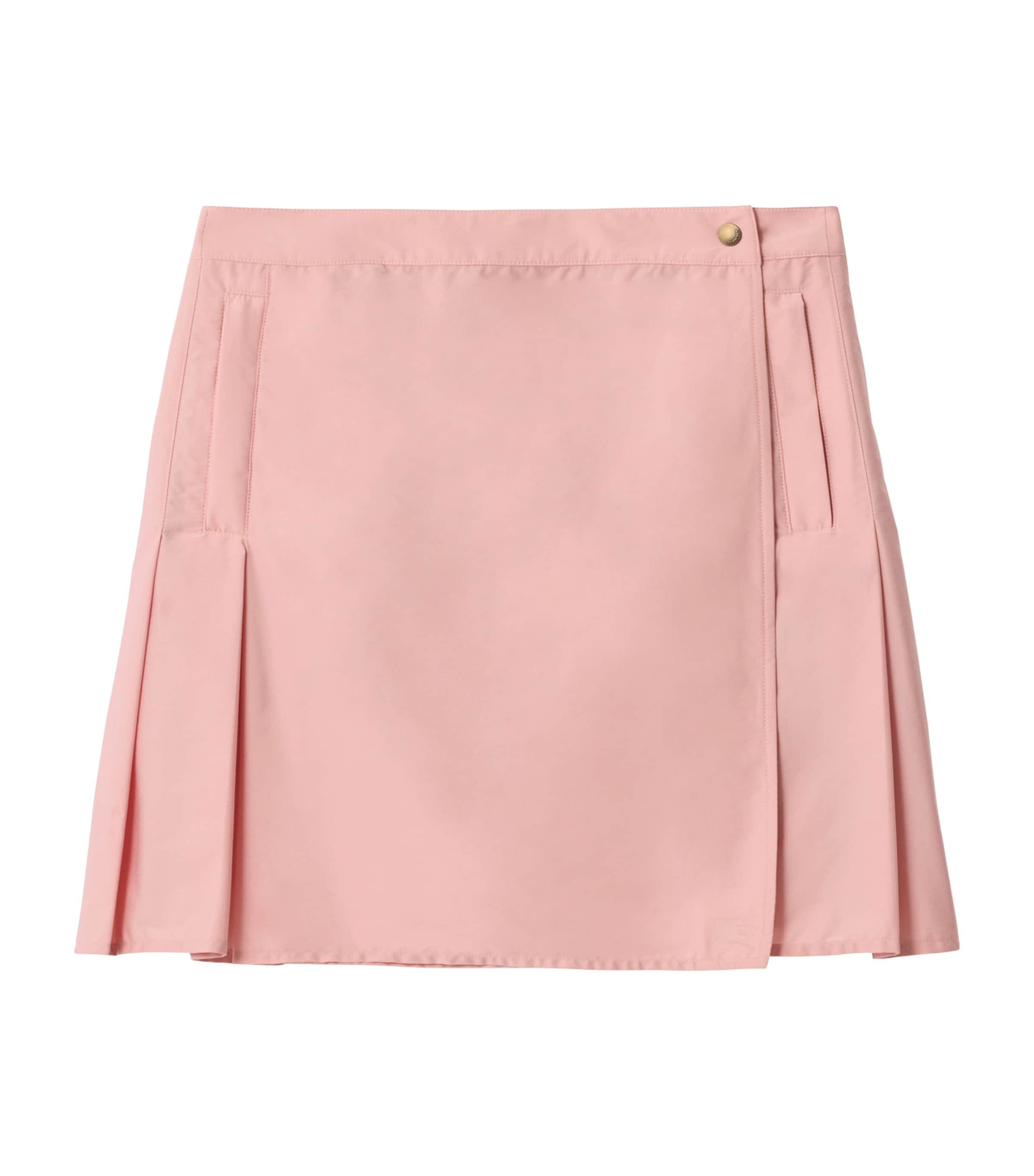 Stretch Pleated Mini Skirt BEGONIA PINK Image 1
