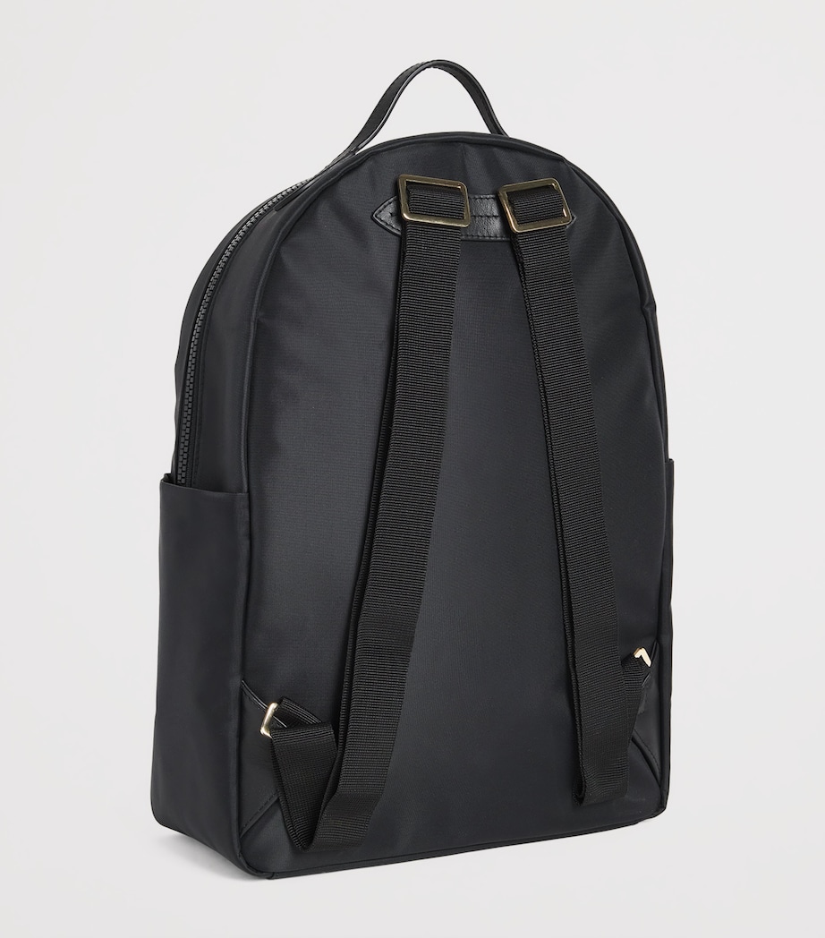 Harrods Nylon Backpack Black Image 2