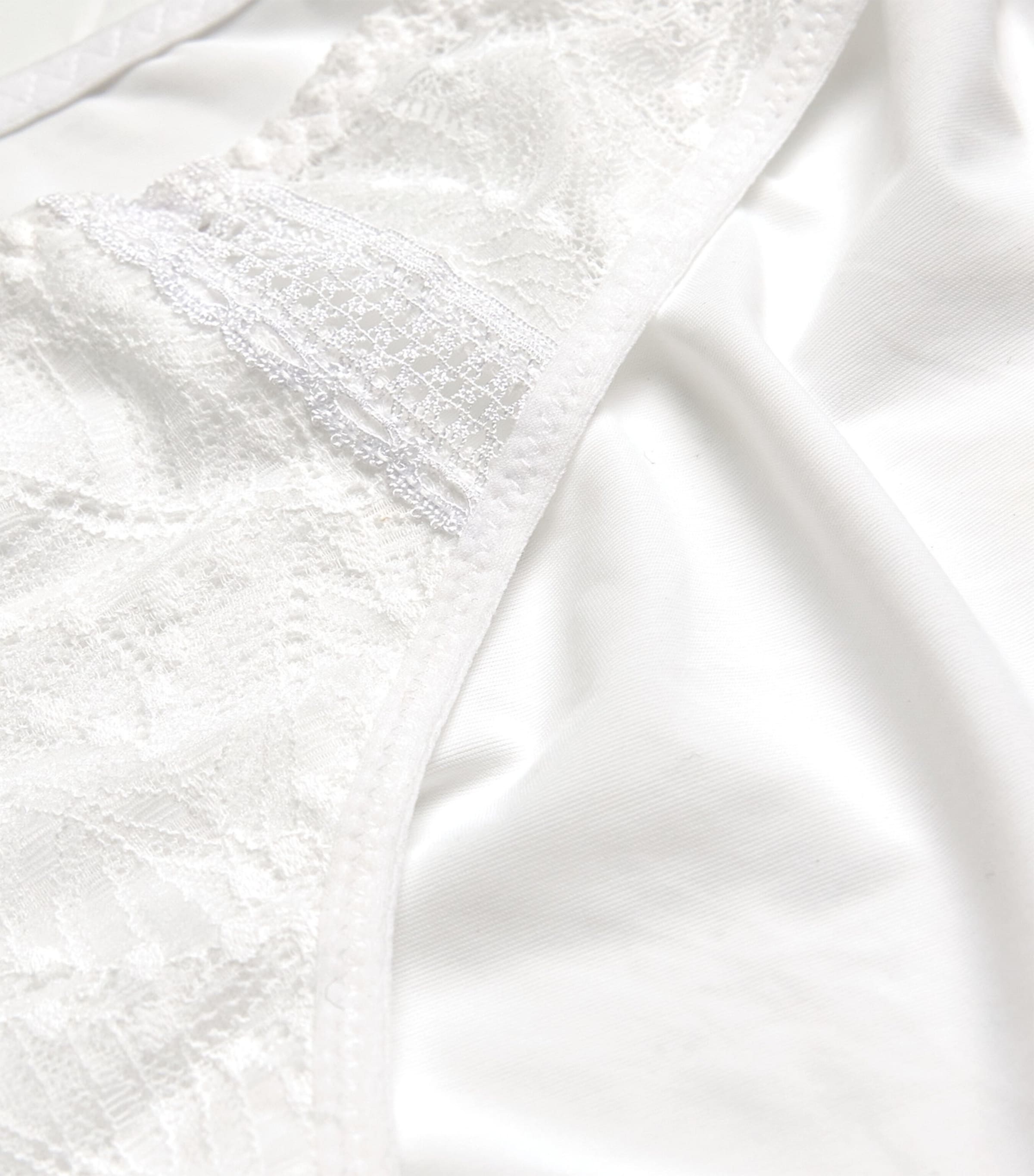 Lace-Trim Comète Briefs 011 BLANC Image 4