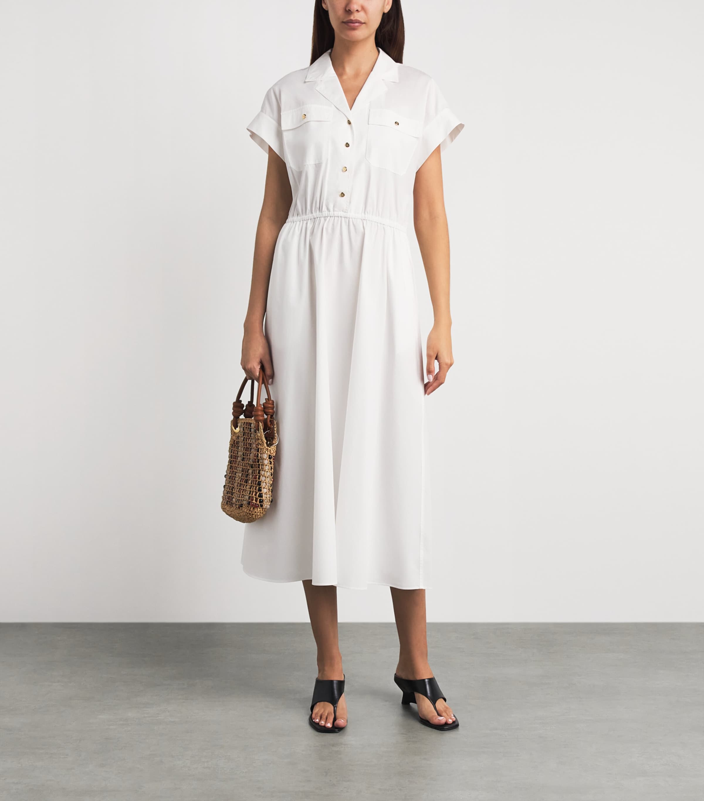 tory burch shirt dress Women's Printed Silk Shirtdress in The Pool Blue, size 10 Very Cute Dress! Printed Jersey T-Shirt Dress: Women's