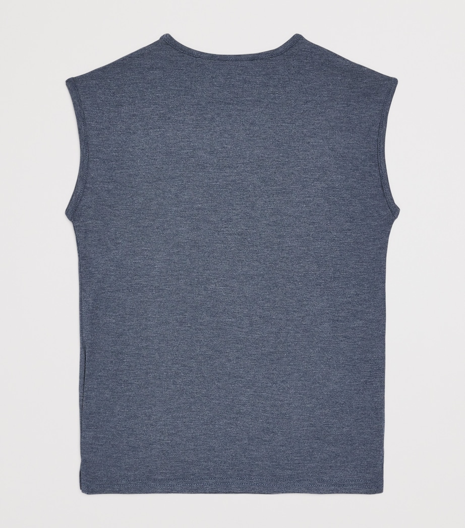 Pyjama Top (6-16 Years) MID DENIM Image 2