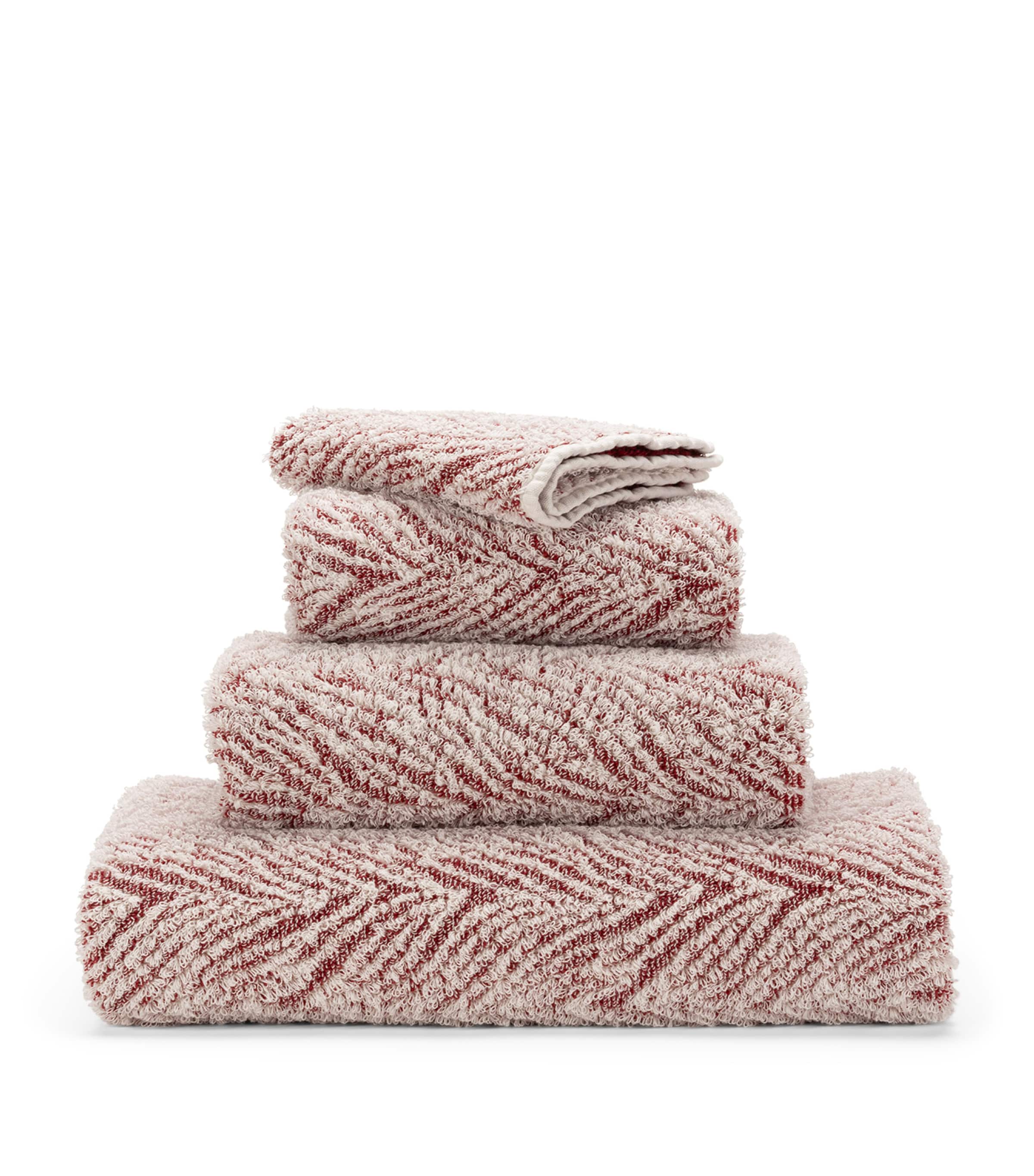 Abyss & Habidecor Egyptian Cotton Vasco Face Cloth In Pink