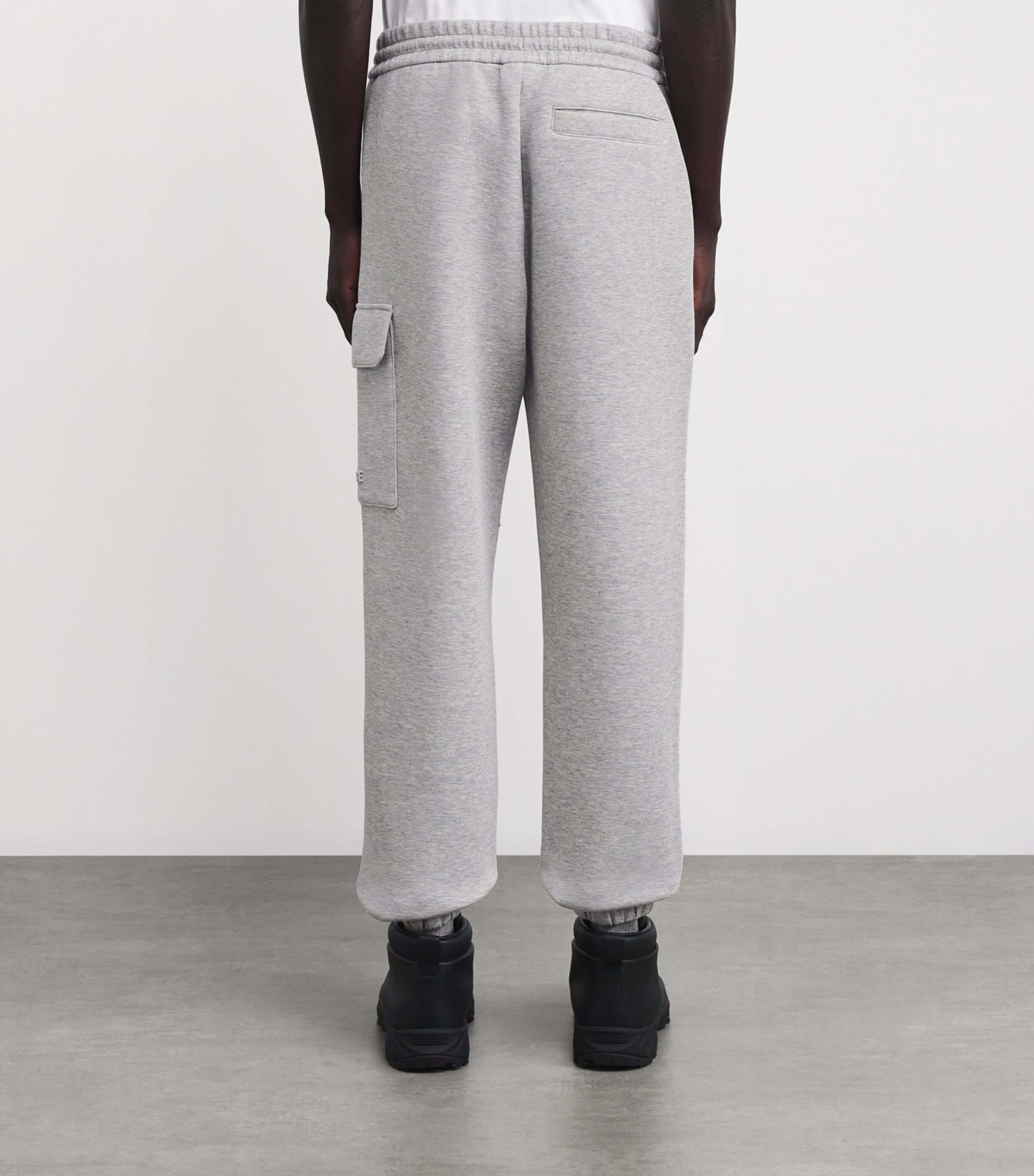 Cotton-Blend Marvin Cargo Sweatpants LT GREY MX A Image 4