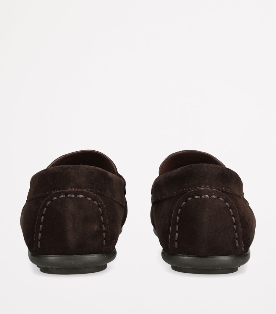 Suede Felix Loafers DARK BROWN Image 2