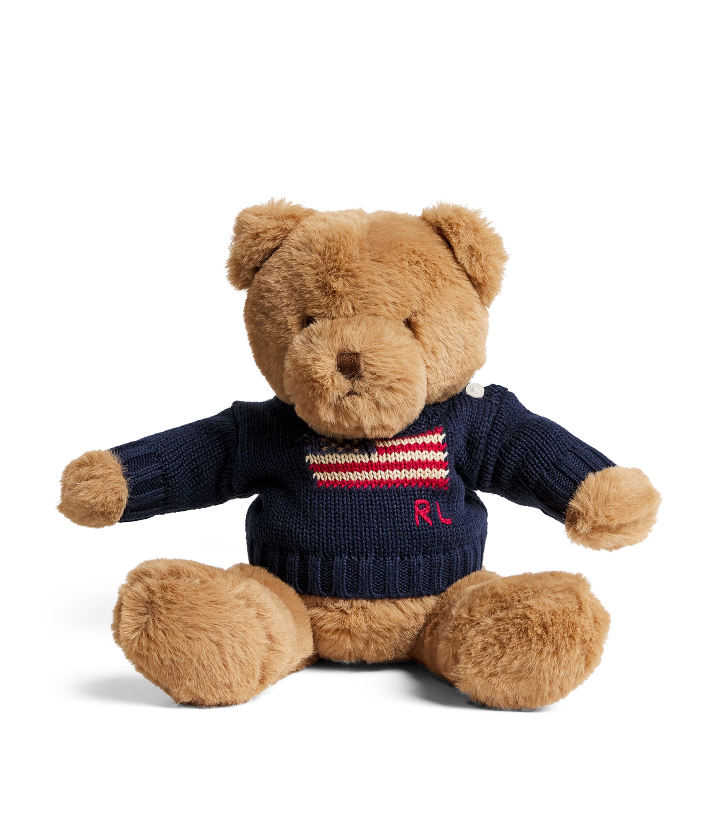 Flag Sweater Polo Bear (19.5cm) BLUE Image 1