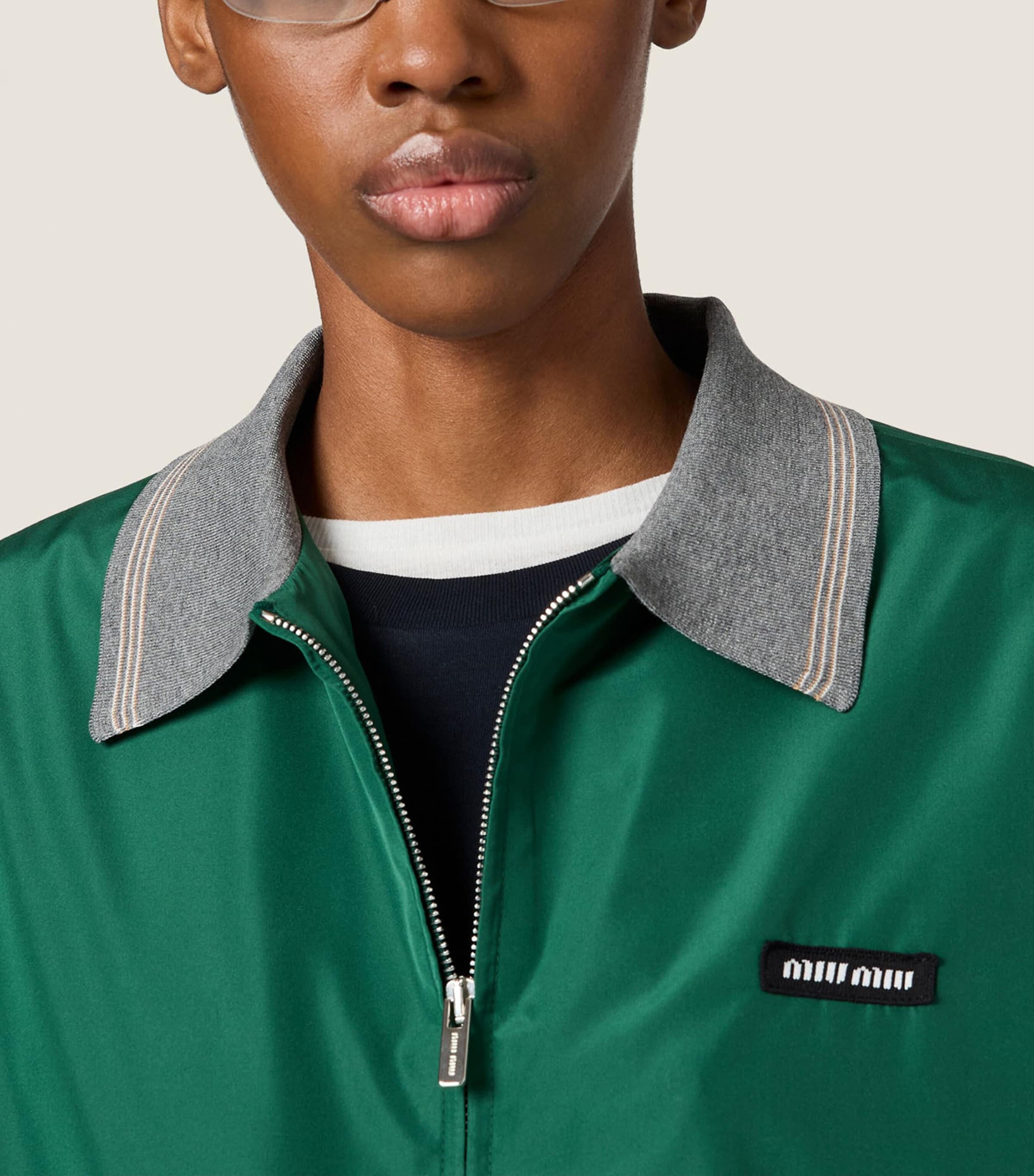 Miu Miu Womens Technical Blouson Jacket Image 6