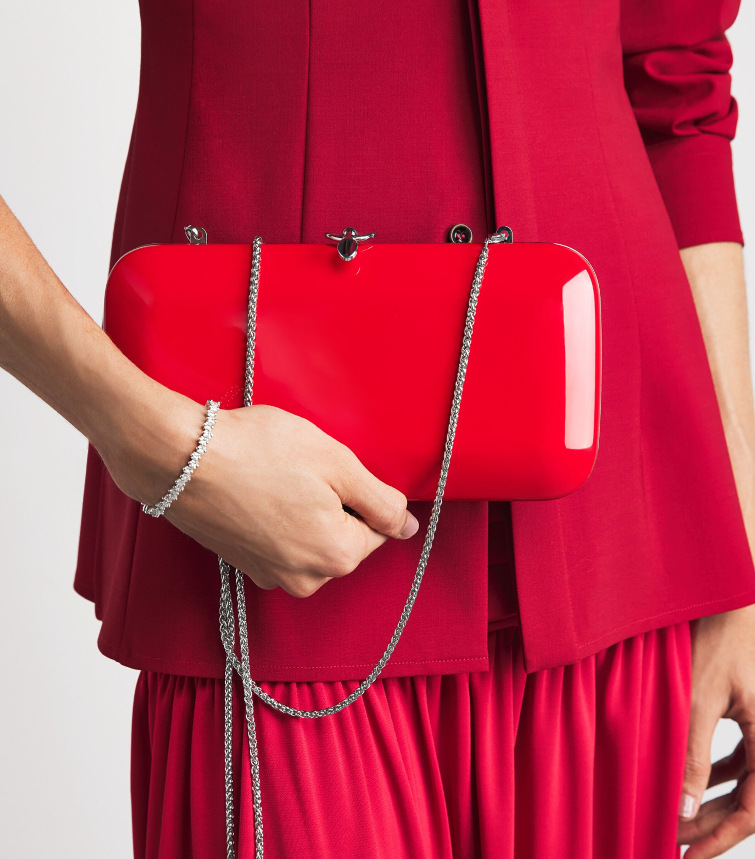 Jeffrey Levinson Finley Clutch Bag Red Image 2