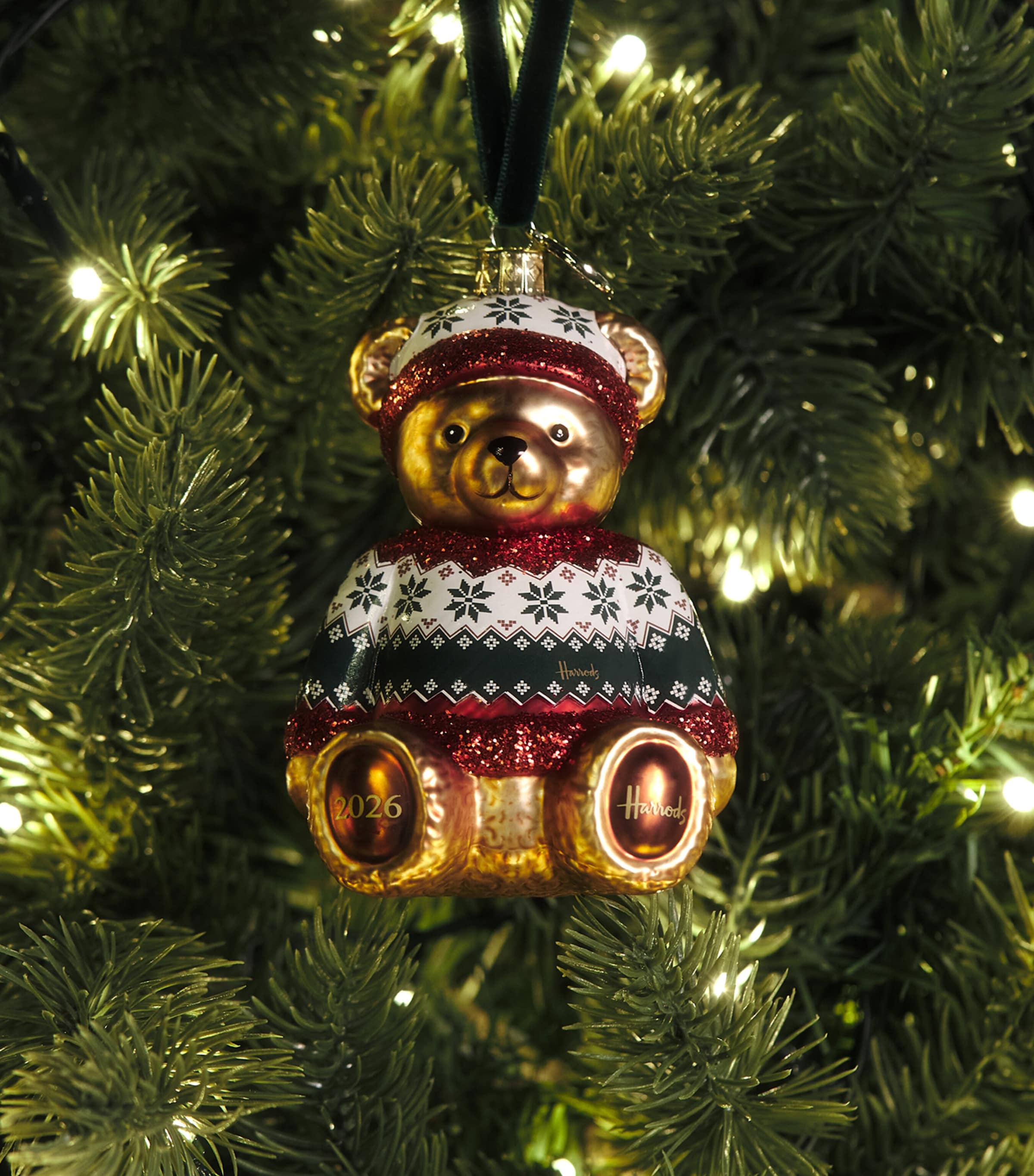 Harrods Henry Bear Tree Decoration Image 3