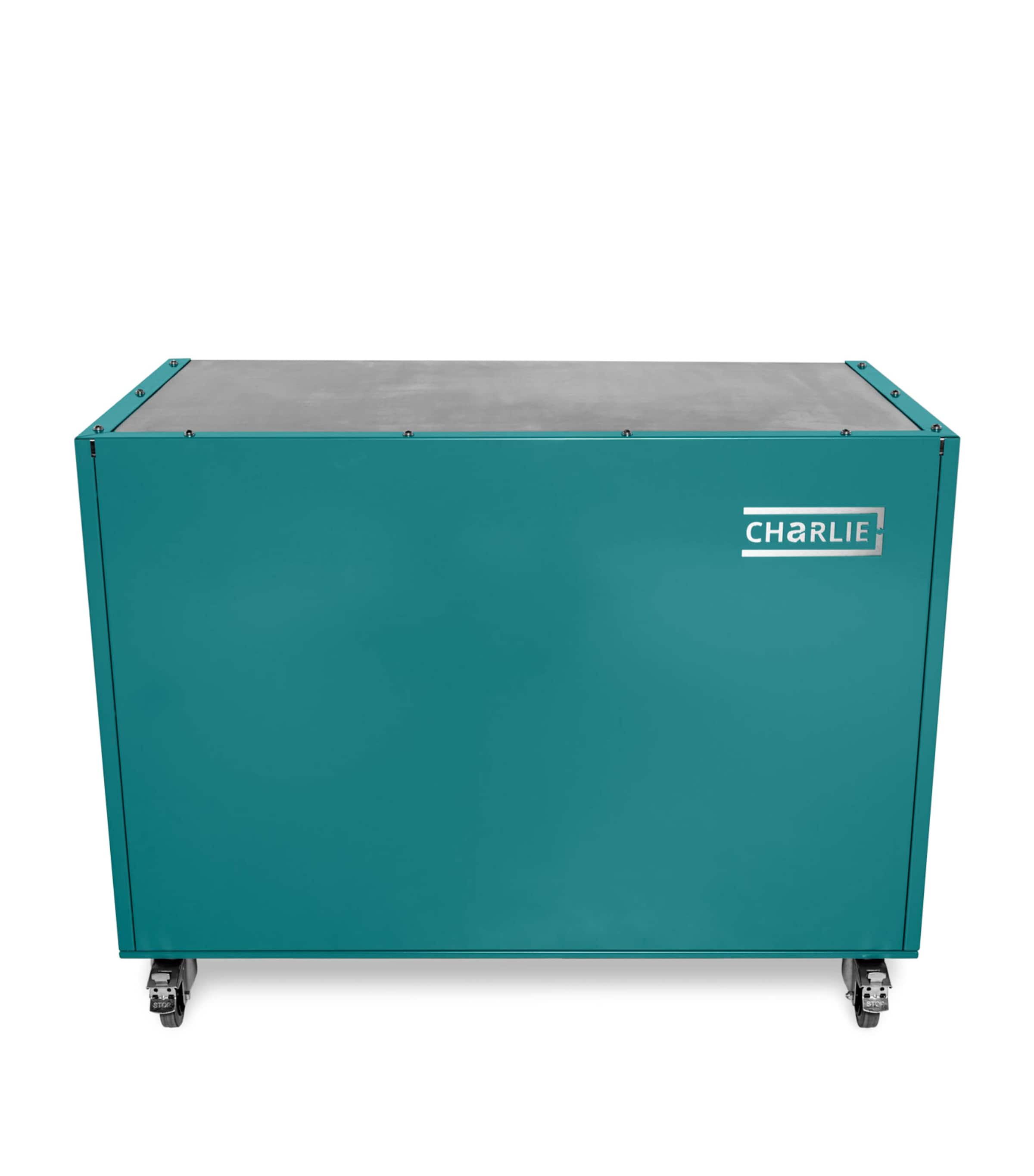 Charlie Outdoor Island Cabinet TEAL DUCK Image 3