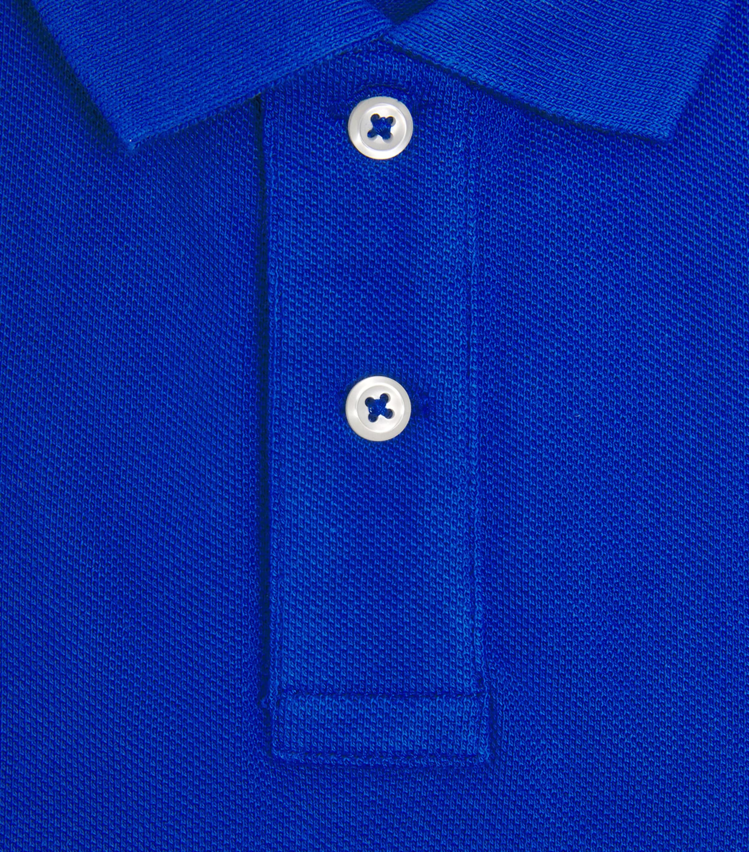 Cotton Polo Shirt (2-7 Years) SAPPHIRE Image 3