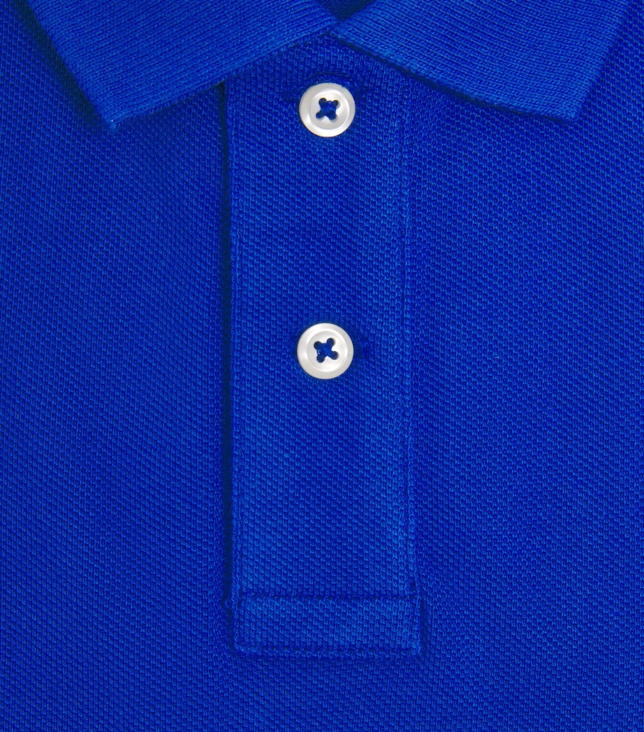 Cotton Polo Shirt (2-7 Years) SAPPHIRE Image 3